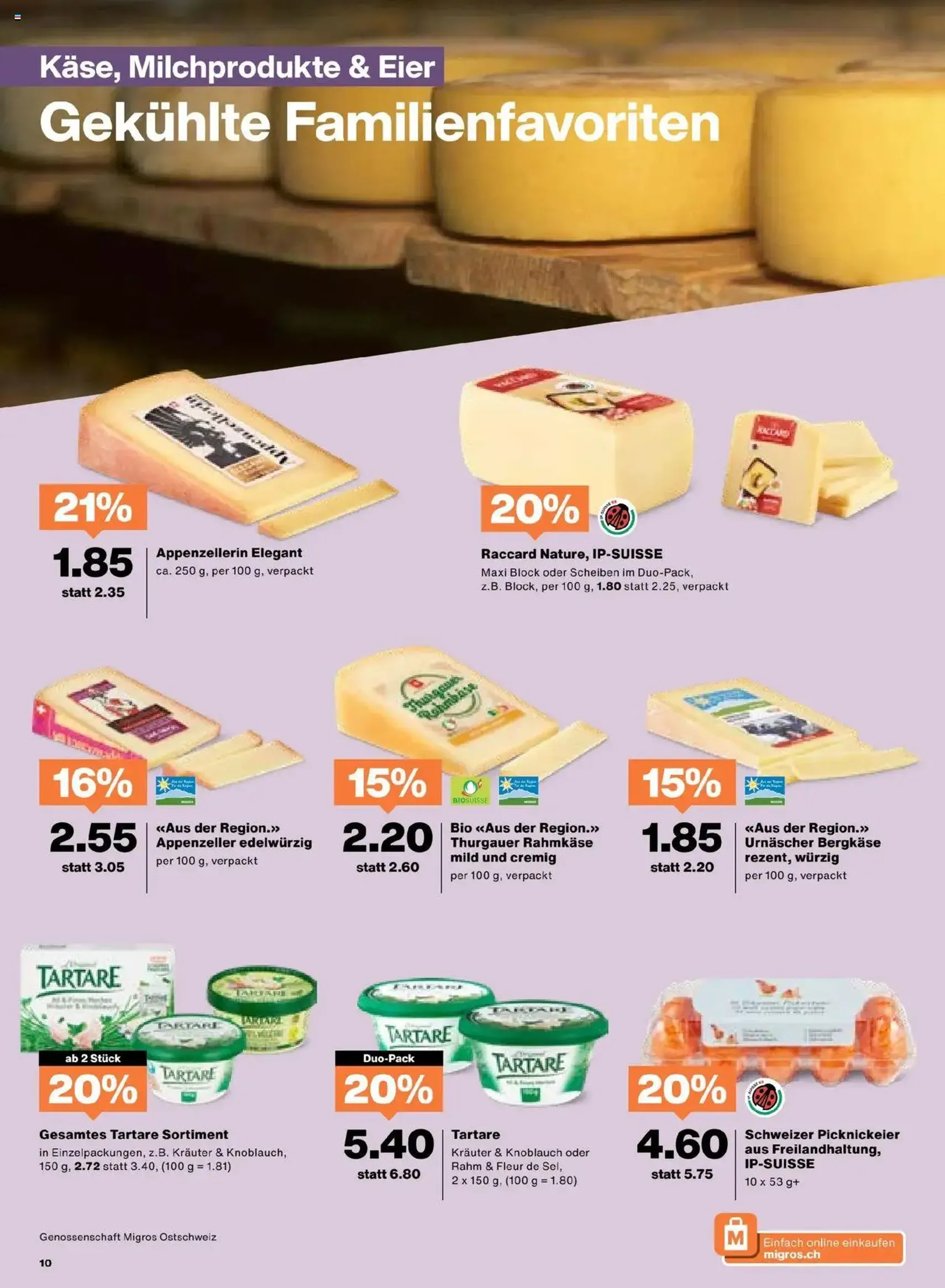 Migros Aktionen - Gültiger Prospekt ab 26.08.2025, Seite 10 von insgesamt 20 Migros Aktionen - Gültiger Prospekt ab 26.08.2025, Seite 10 von insgesamt 20