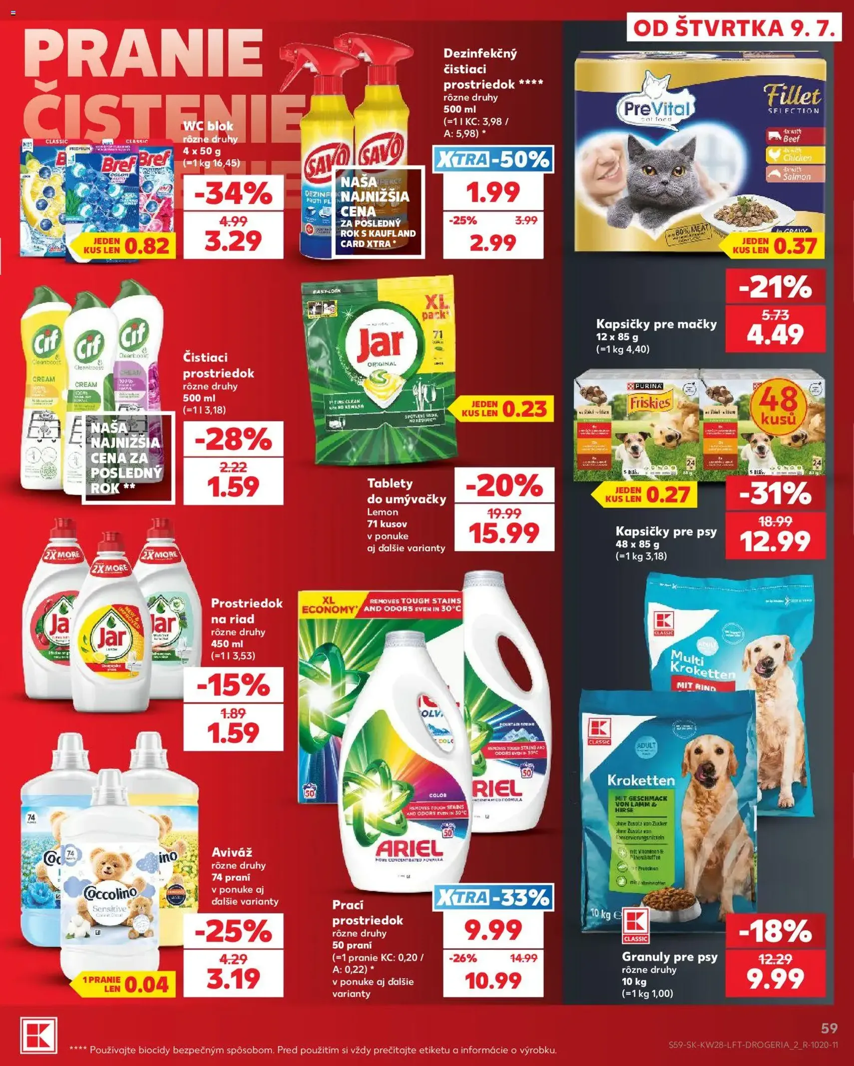 Kaufland SK akciós újság - 2026.07.09. érvényes szórólap 59 oldal 82 oldalból