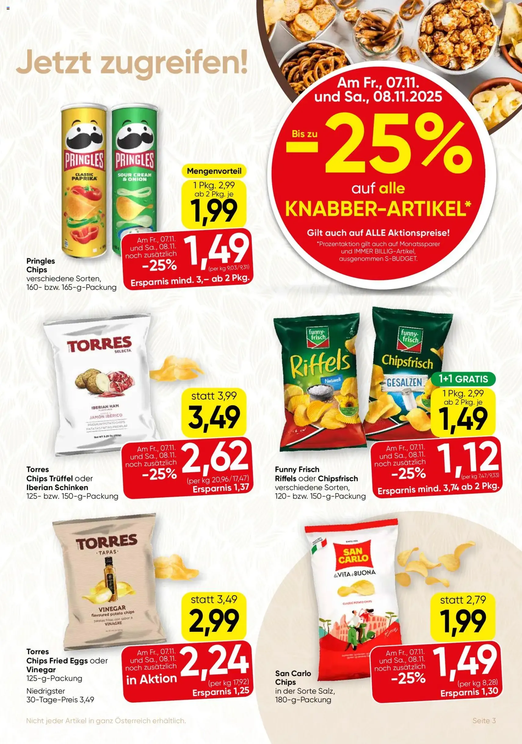 SPAR Gourmet Flugblatt - Gültiger Prospekt ab 06.11.2025, Seite 3 von insgesamt 12