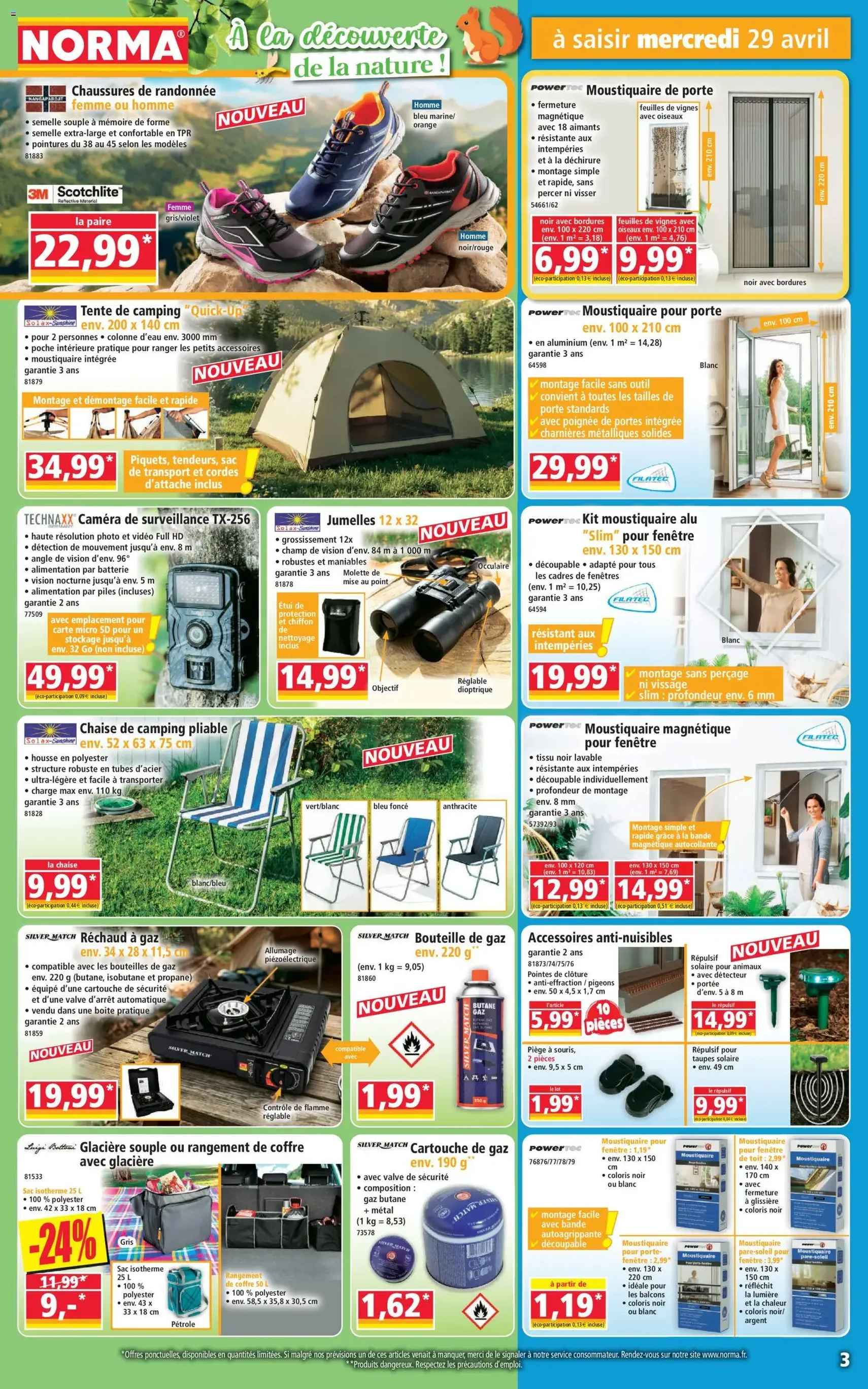 Norma catalogue - brochure valable à partir du 29/04/2026, page 3 sur 14