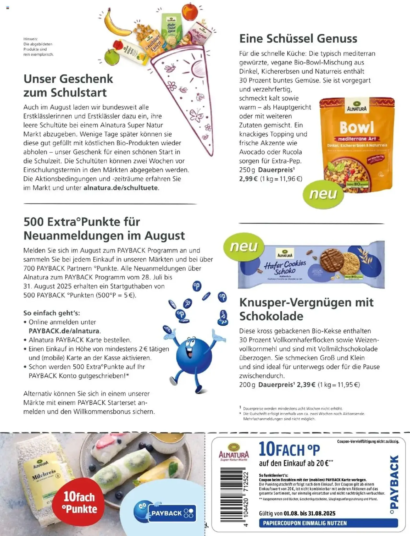 Alnatura Prospekt - Gültiger Prospekt ab 01.08.2025, Seite 7 von insgesamt 64 Alnatura Prospekt - Gültiger Prospekt ab 01.08.2025, Seite 7 von insgesamt 64