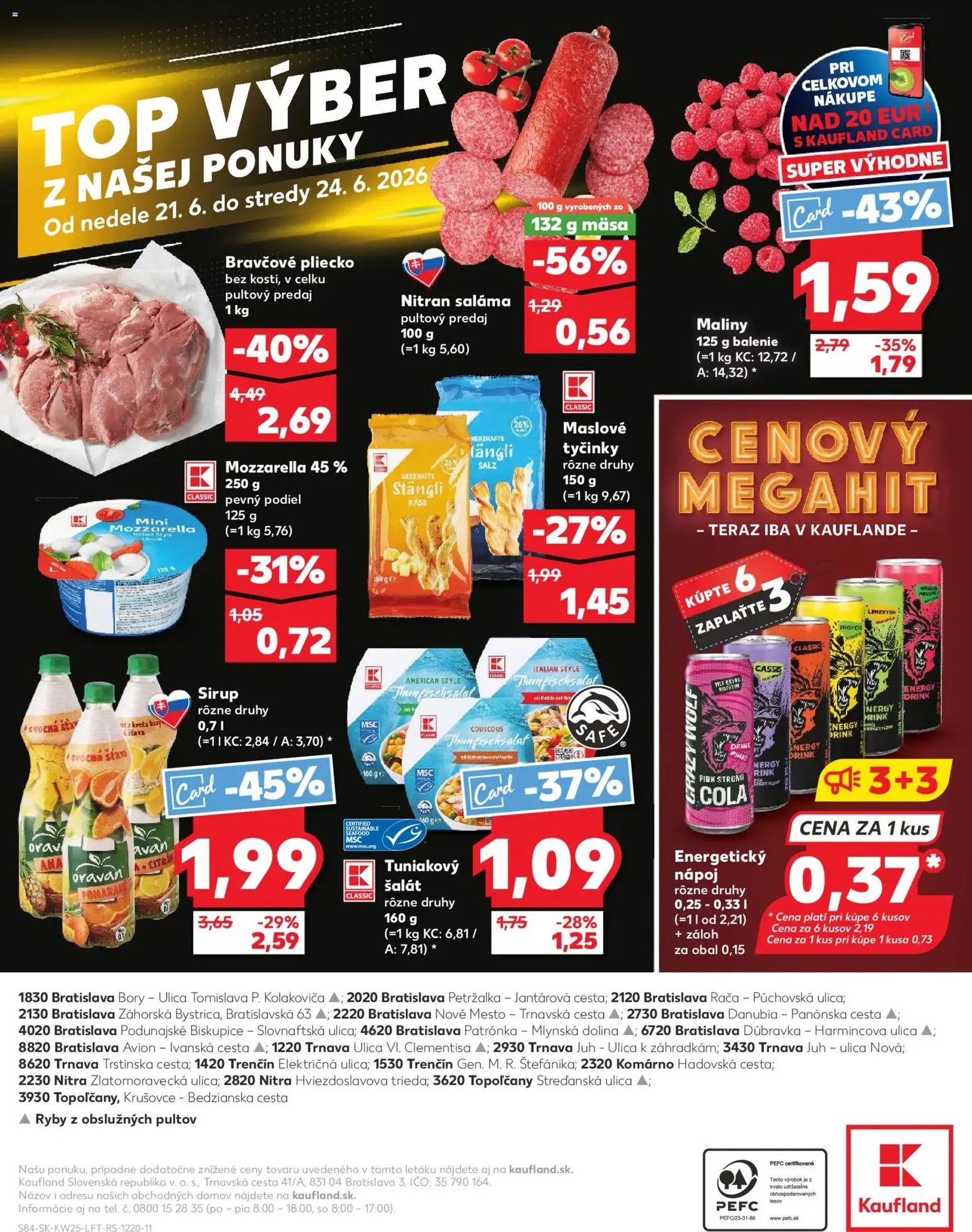 Kaufland leták - platný leták od 18.06.2026 strana 84 z 84
