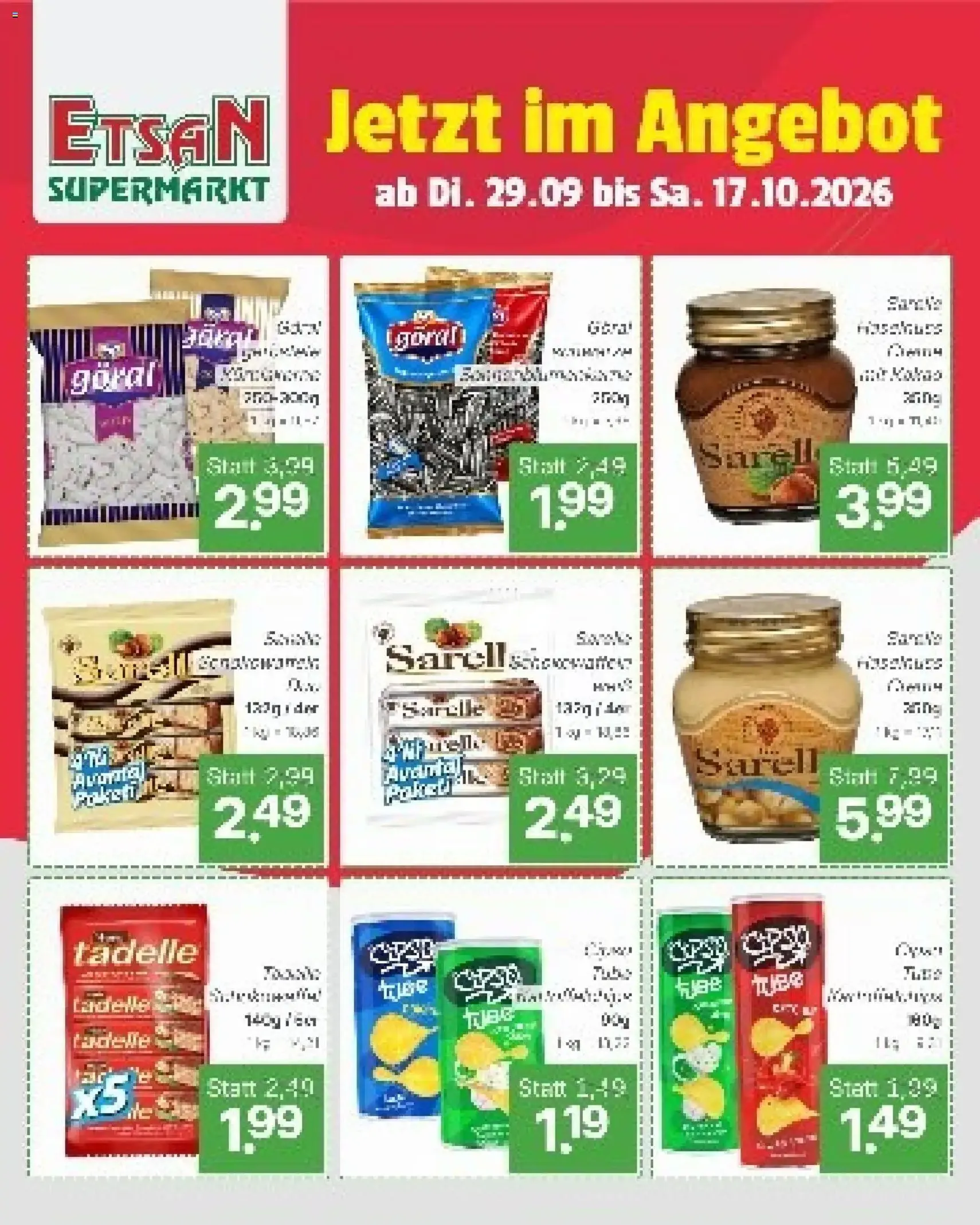 ETSAN Flugblatt - Gültiger Prospekt ab 08.10.2026, Seite 7 von insgesamt 9