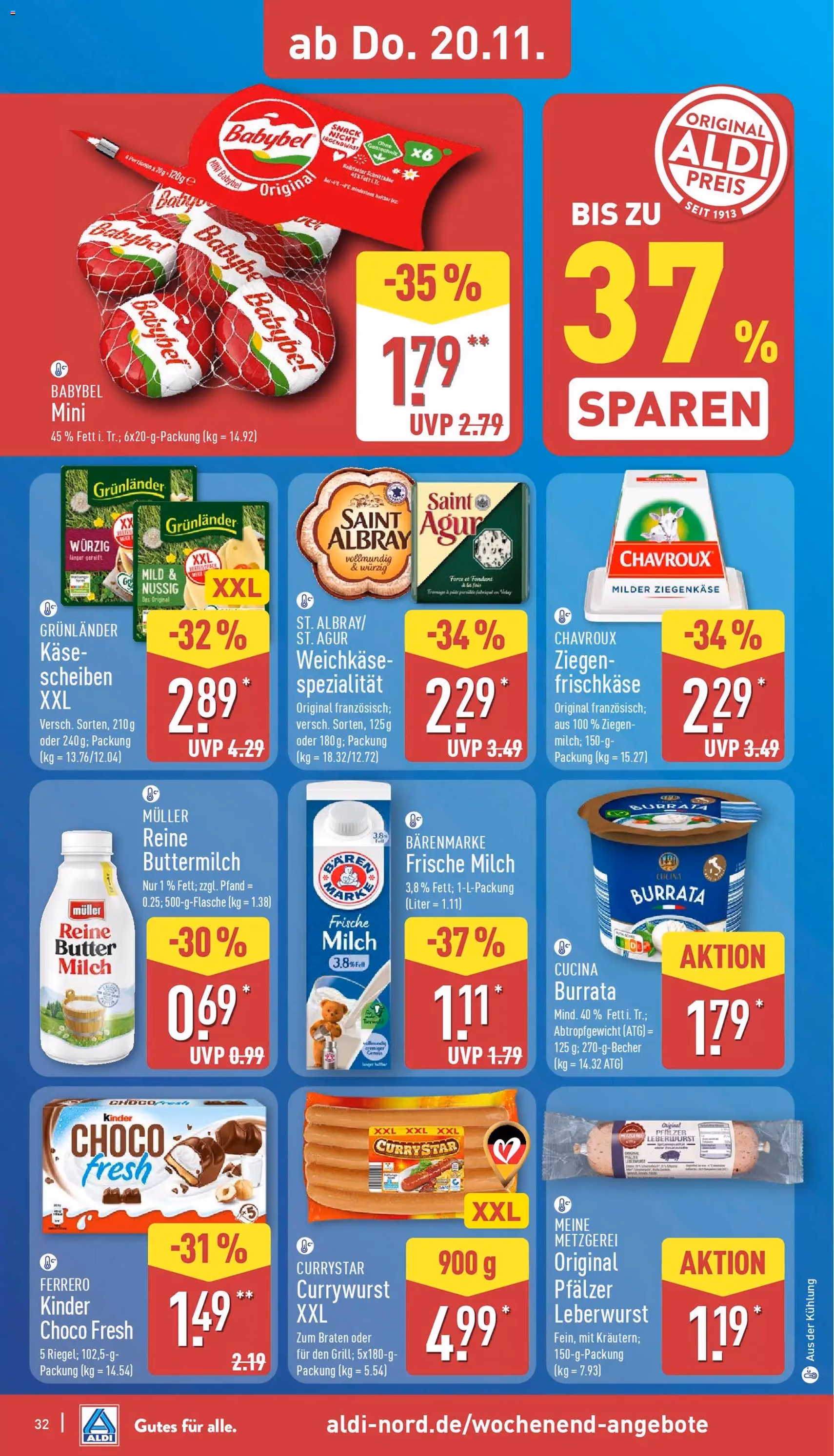 Aldi Prospekt - Gültiger Prospekt ab 17.11.2025, Seite 32 von insgesamt 50