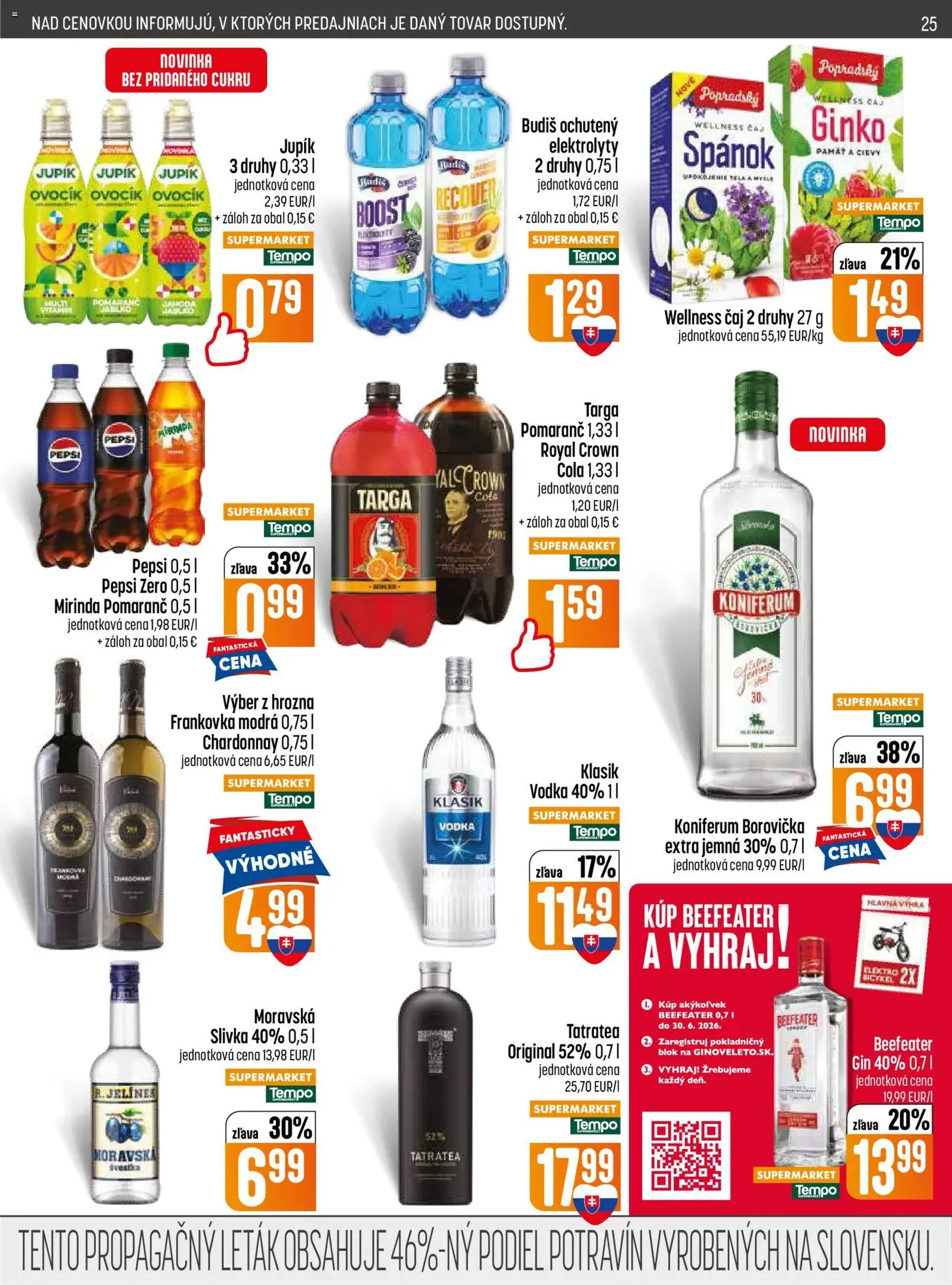 COOP Jednota leták - platný leták od 18.06.2026 strana 25 z 32