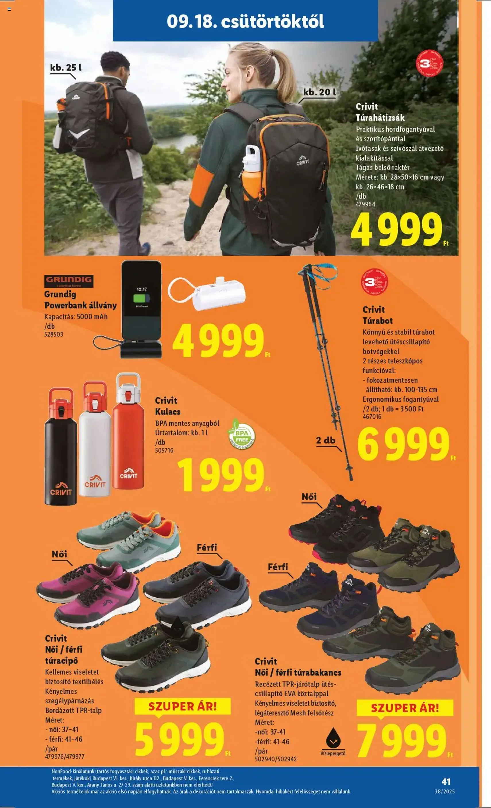 Lidl Akciós újság - 2025.09.18. érvényes szórólap 41 oldal 74 oldalból