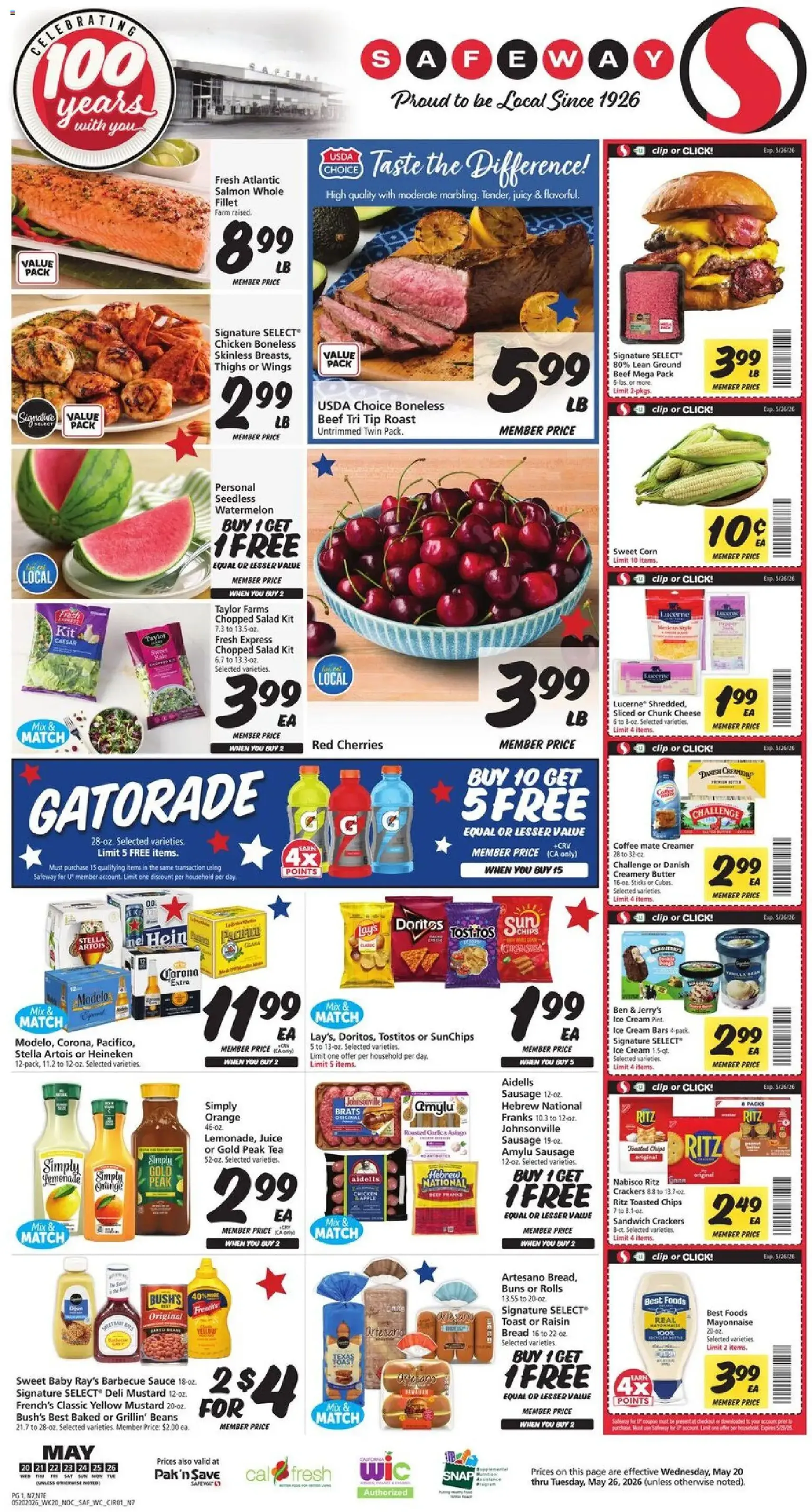 Safeway Weekly Ad - valid flyer from 05/20/2026, page 3 of 14