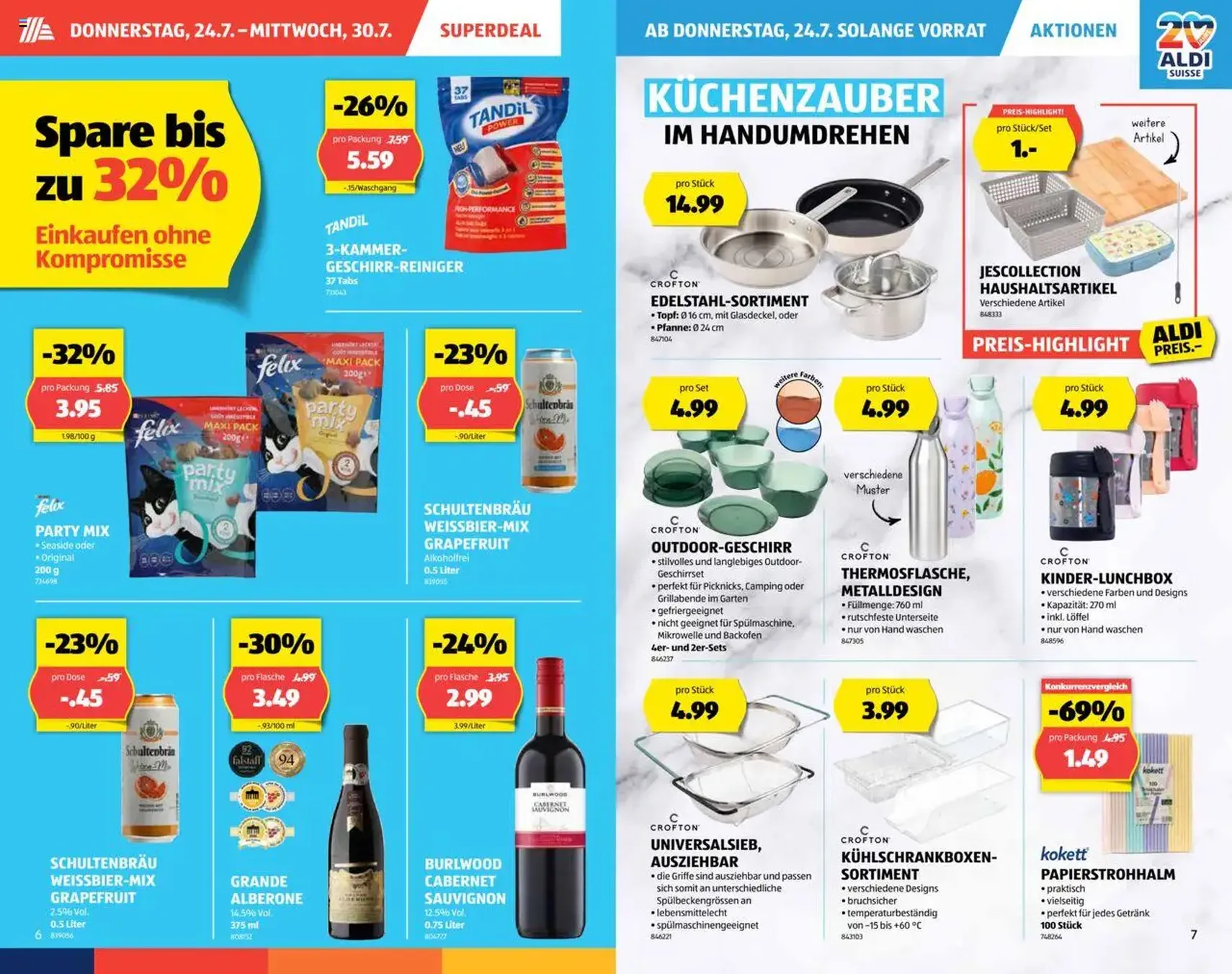 Aldi - Aktionen - Gültiger Prospekt ab 24.07.2025, Seite 4 von insgesamt 16