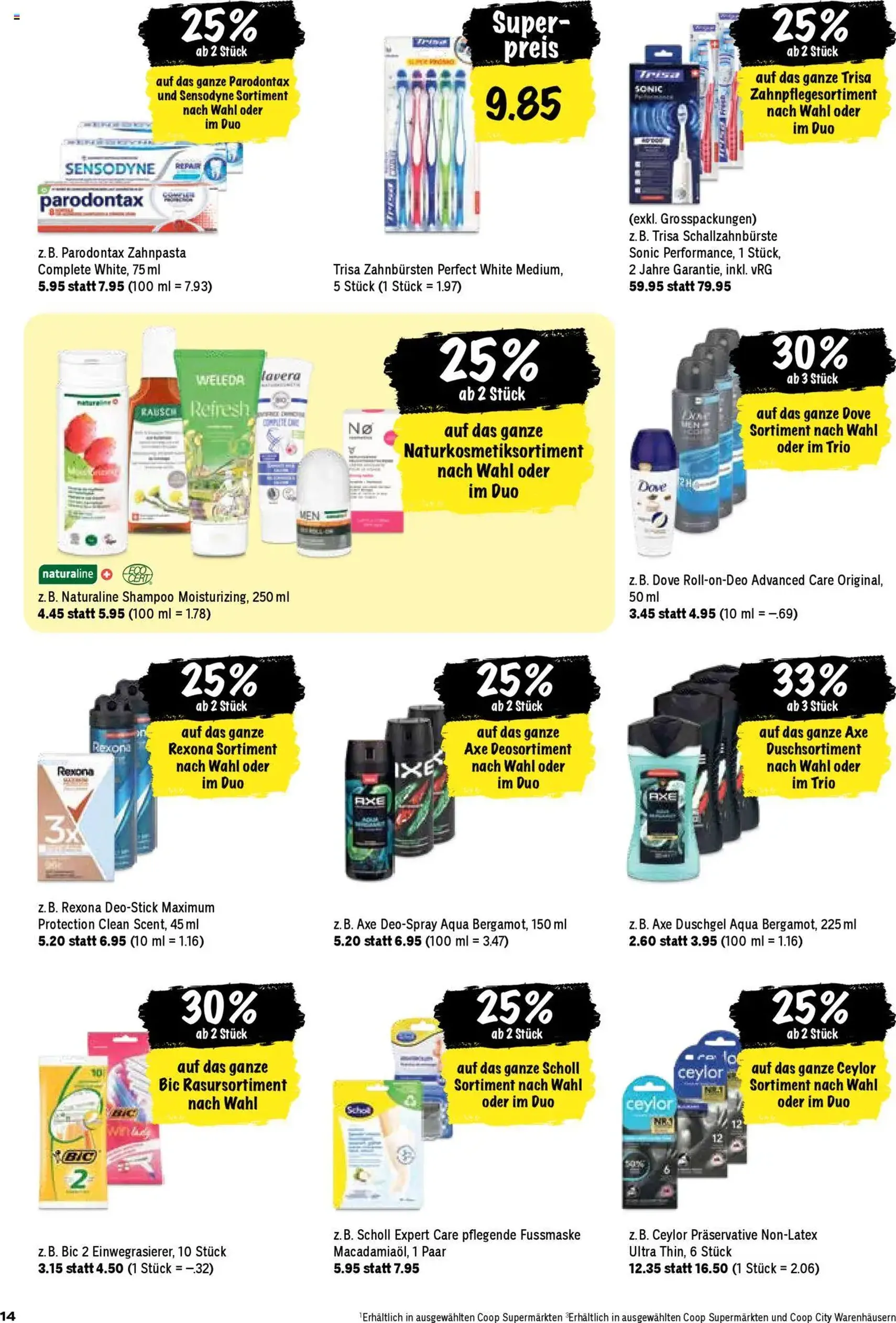 Coop Aktionen - Gültiger Prospekt ab 07.08.2025, Seite 14 von insgesamt 24 Coop Aktionen - Gültiger Prospekt ab 07.08.2025, Seite 14 von insgesamt 24