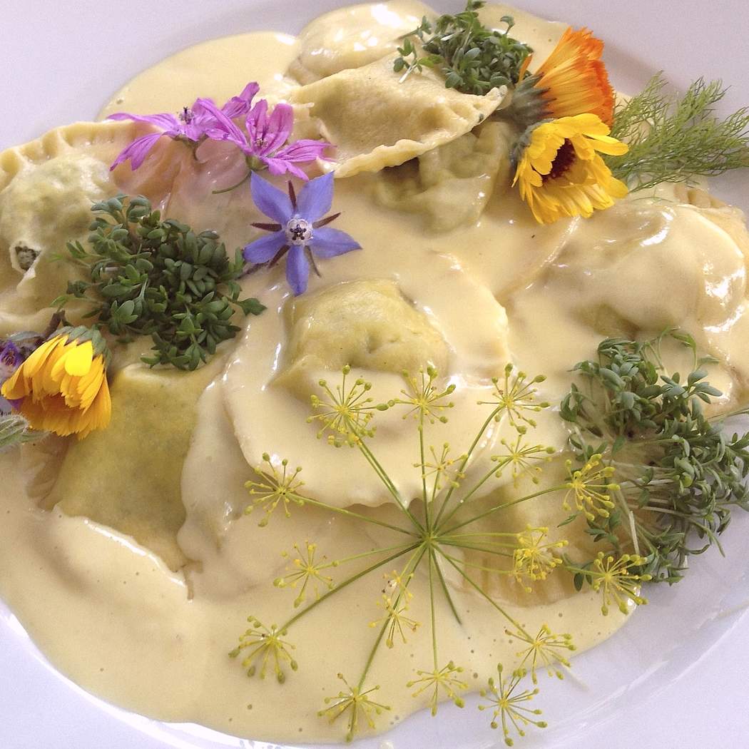 Sos de cremă de brânză pentru ravioli - rețetă