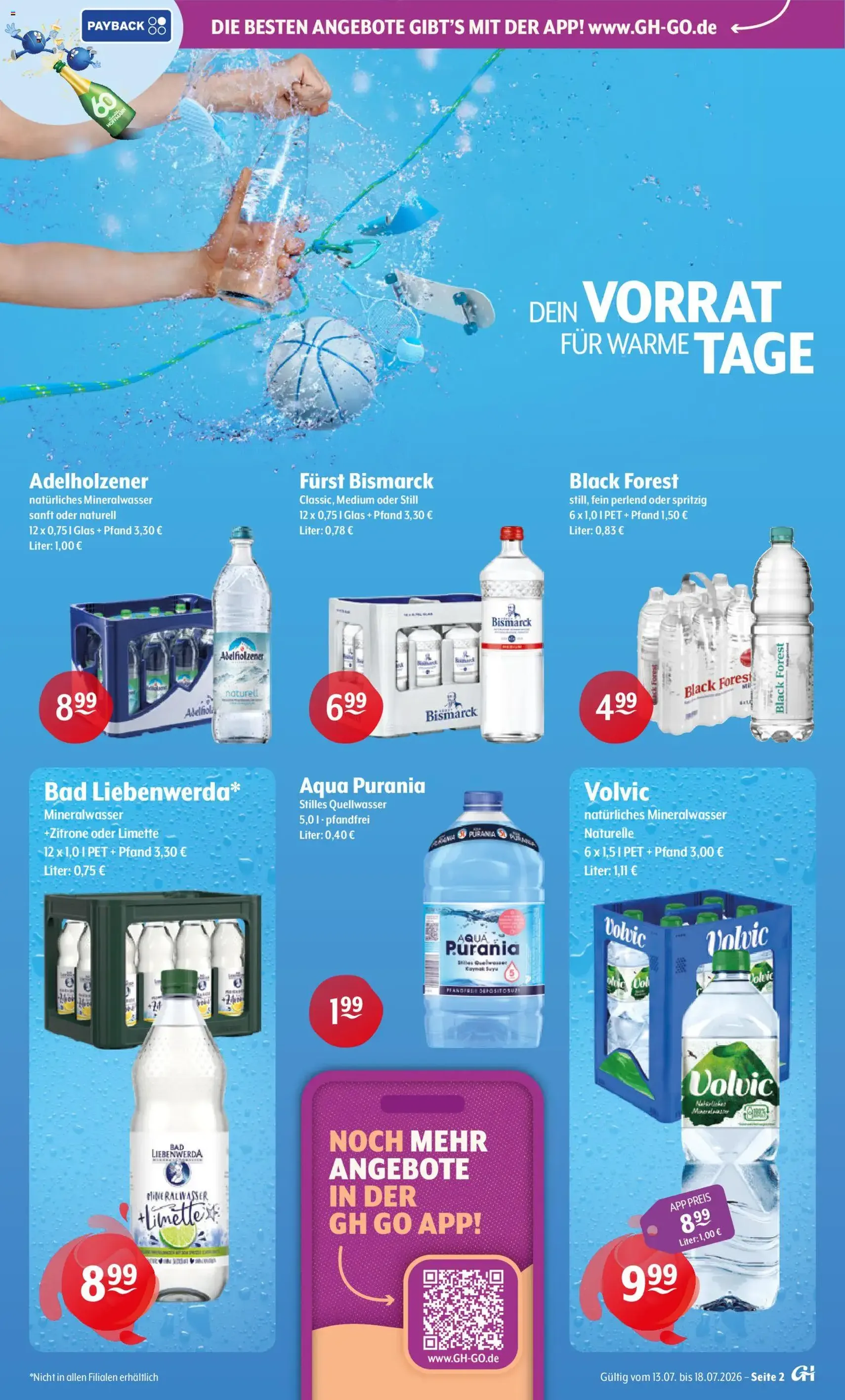 Trink und Spare Prospekt - Gültiger Prospekt ab 13.07.2026, Seite 2 von insgesamt 9
