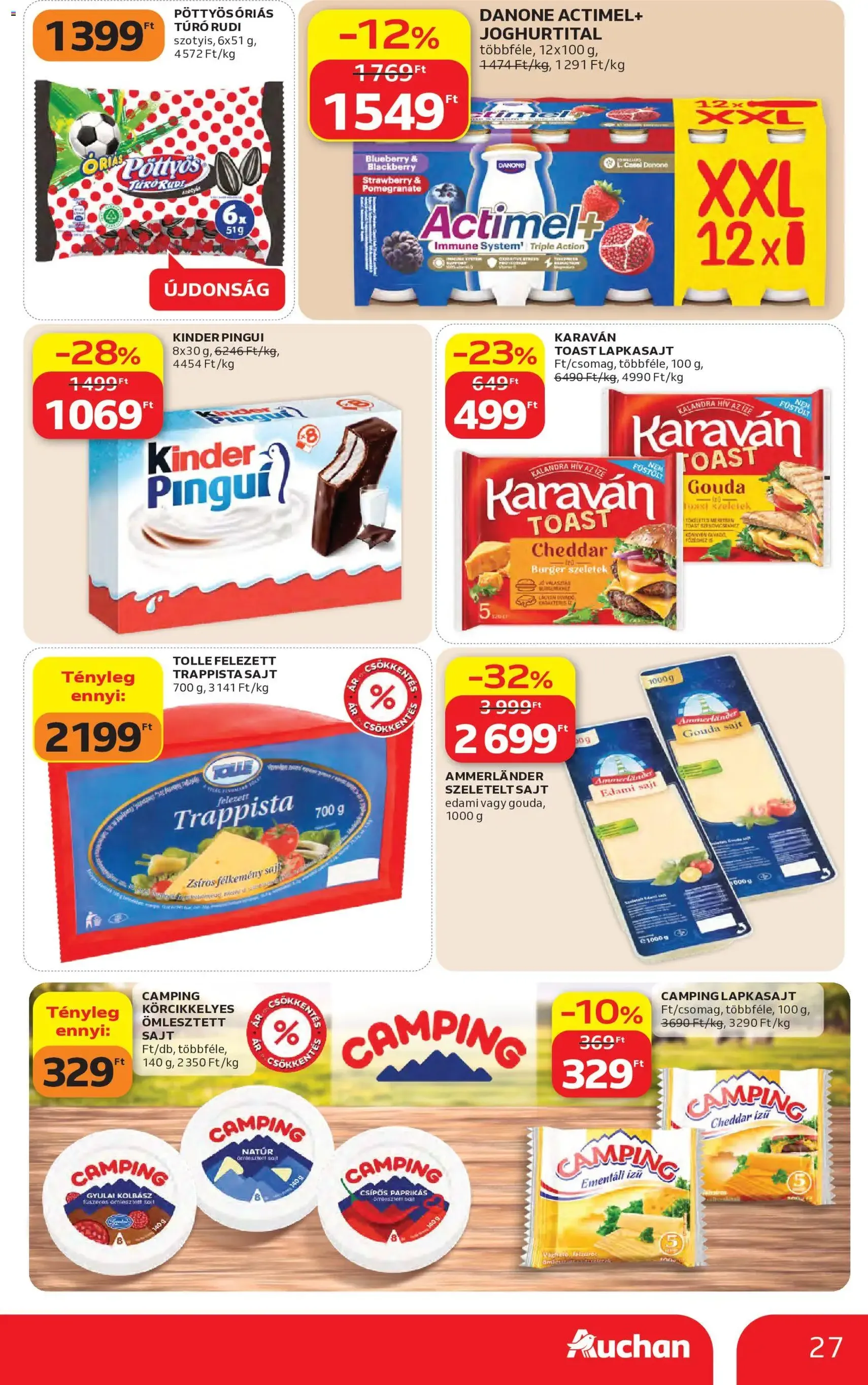 Auchan akciós újság - 2026.05.14. érvényes szórólap 27 oldal 58 oldalból