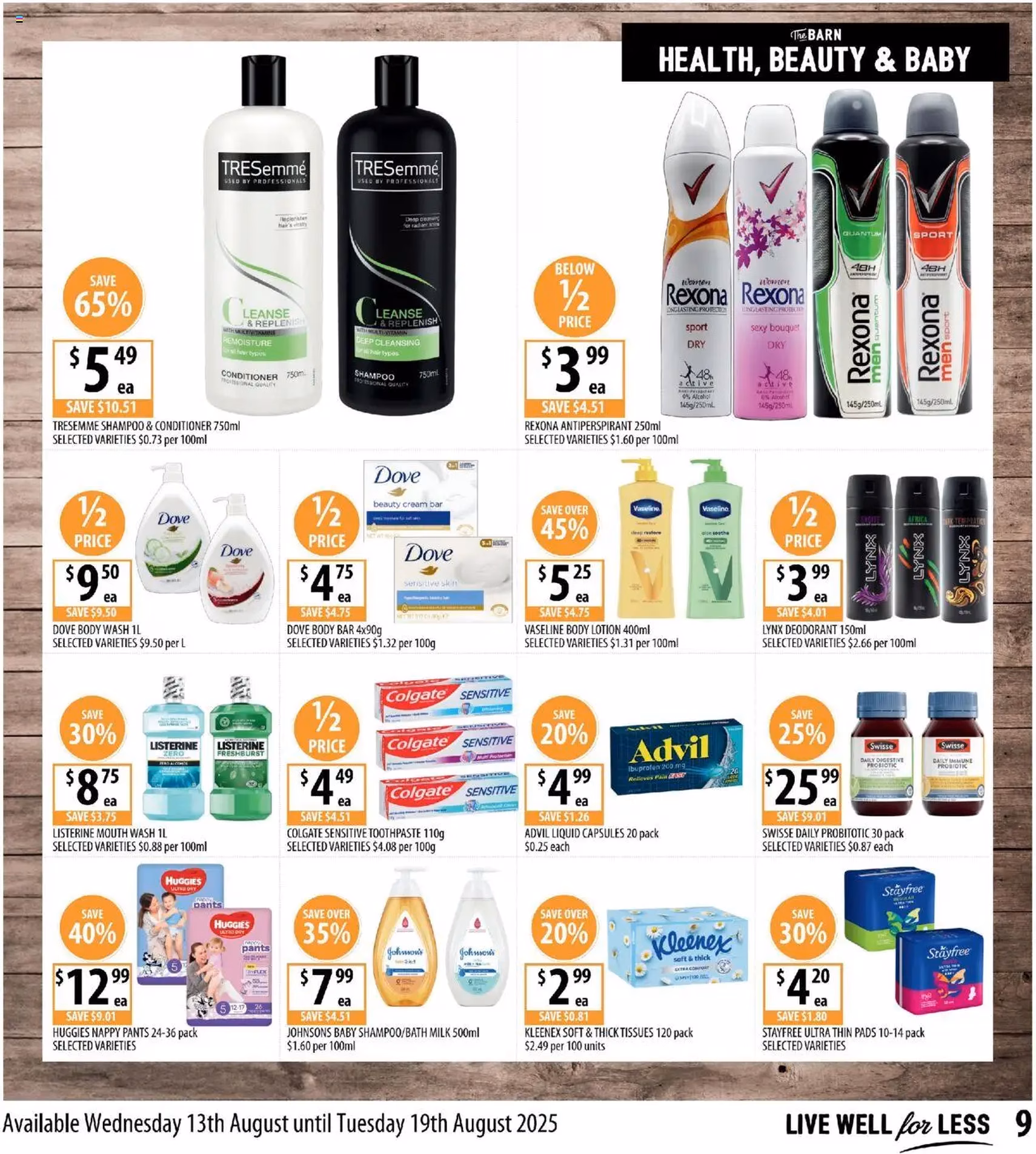Supabarn Catalogue - valid flyer from 13/08/2025, page 9 of 12 Supabarn Catalogue - valid flyer from 13/08/2025, page 9 of 12