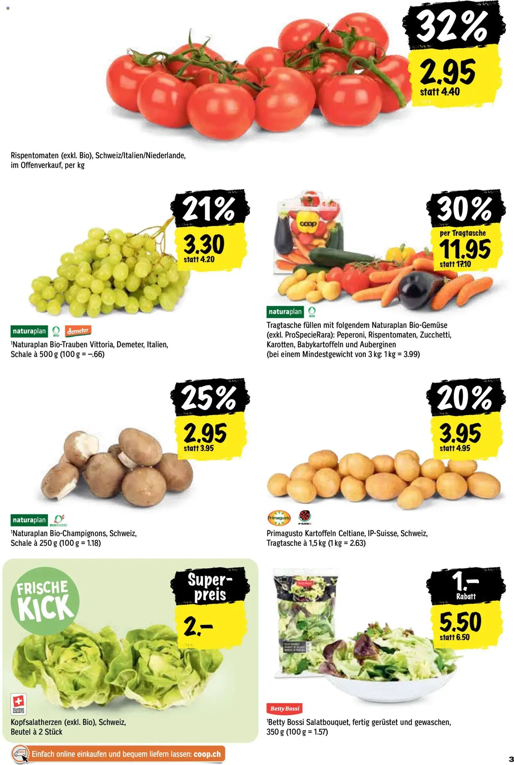 Coop aktionen - Gültiger Prospekt ab 16.07.2026, Seite 3 von insgesamt 24