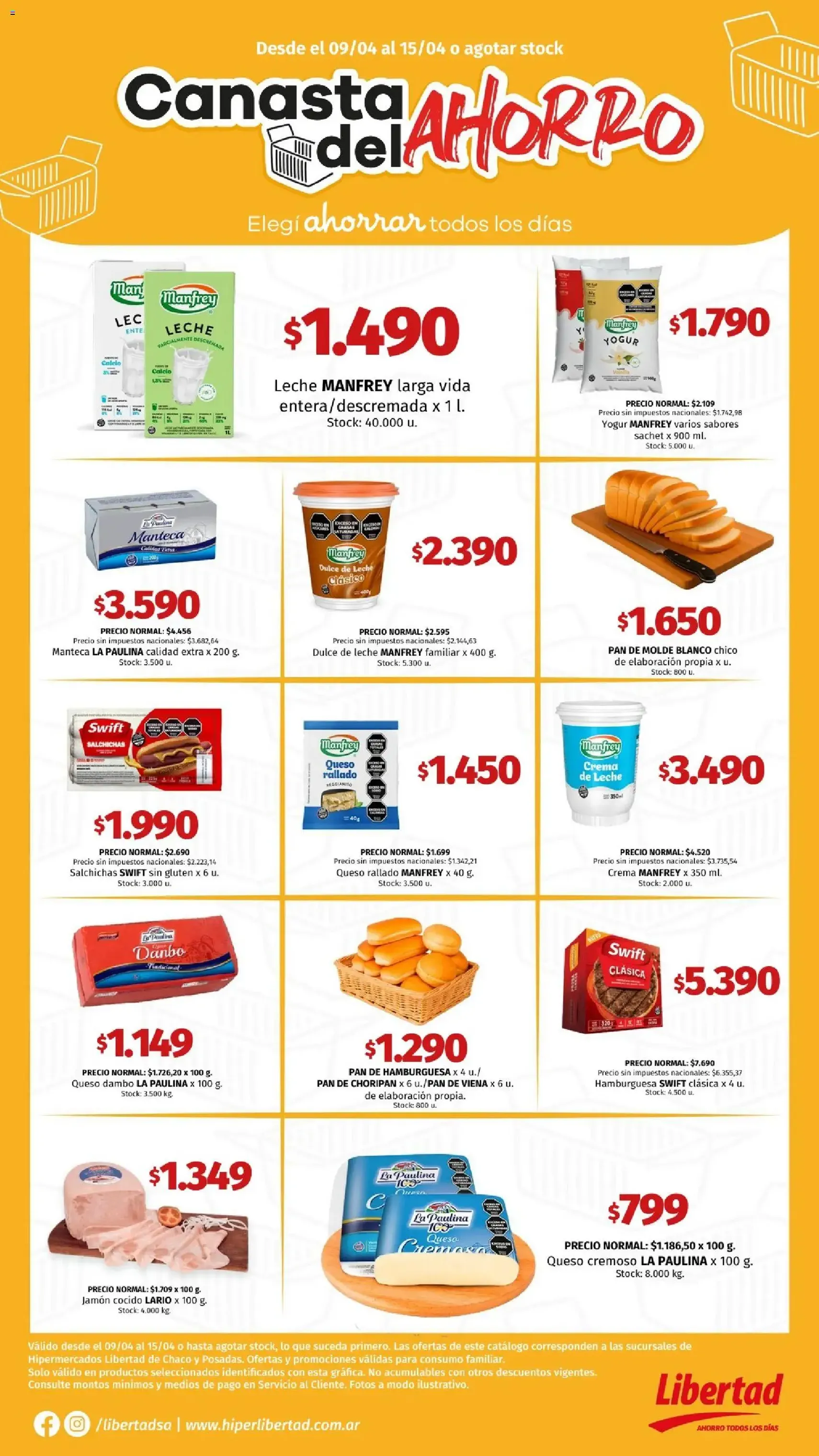 Hipermercado Libertad catálogo - folleto válido desde 09/04/2026 página 4 de 6