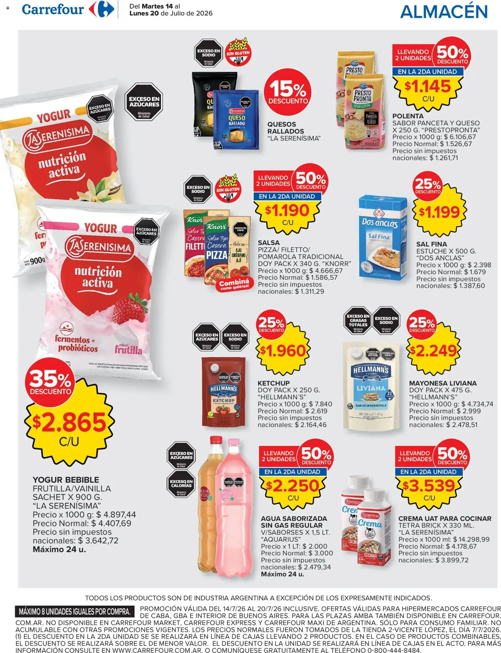 Carrefour ofertas - folleto válido desde 14/07/2026 página 10 de 33