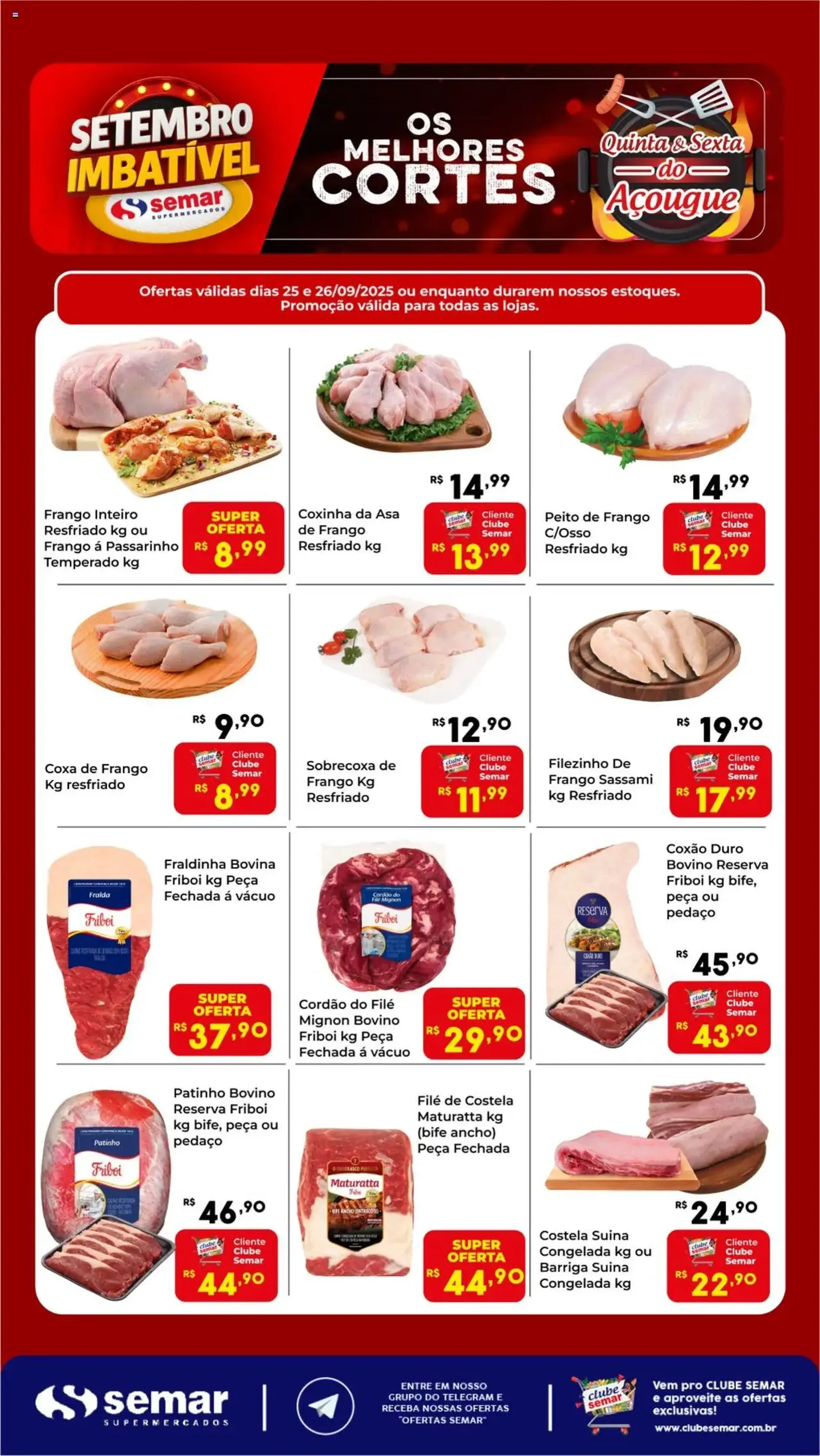 Semar Supermercado - Ofertas da semana - folheto válido a partir de 25/09/2025 página 1 de 1