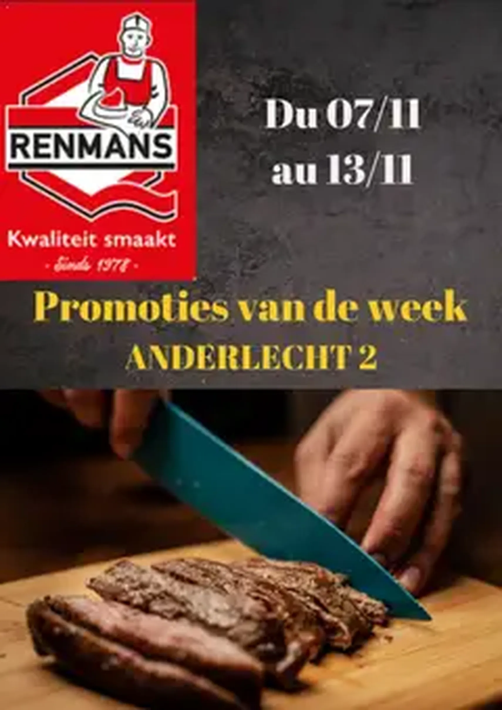 Renmans folder / publicité - geldige folder vanaf 07/11/2025 pagina 1 van 1