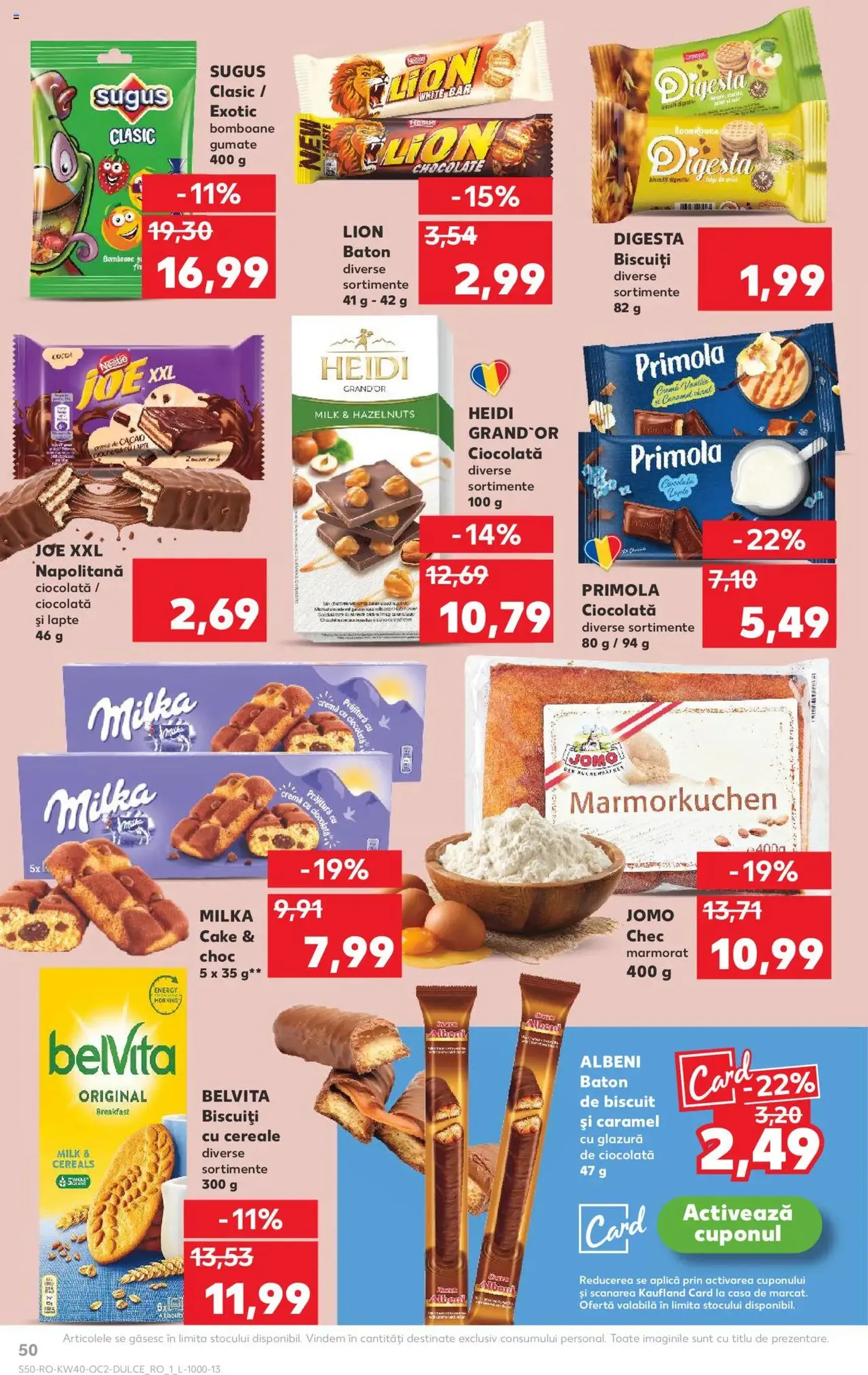 Kaufland RO - București - 2025.10.01. érvényes szórólap 50 oldal 70 oldalból Kaufland RO - București - 2025.10.01. érvényes szórólap 50 oldal 70 oldalból
