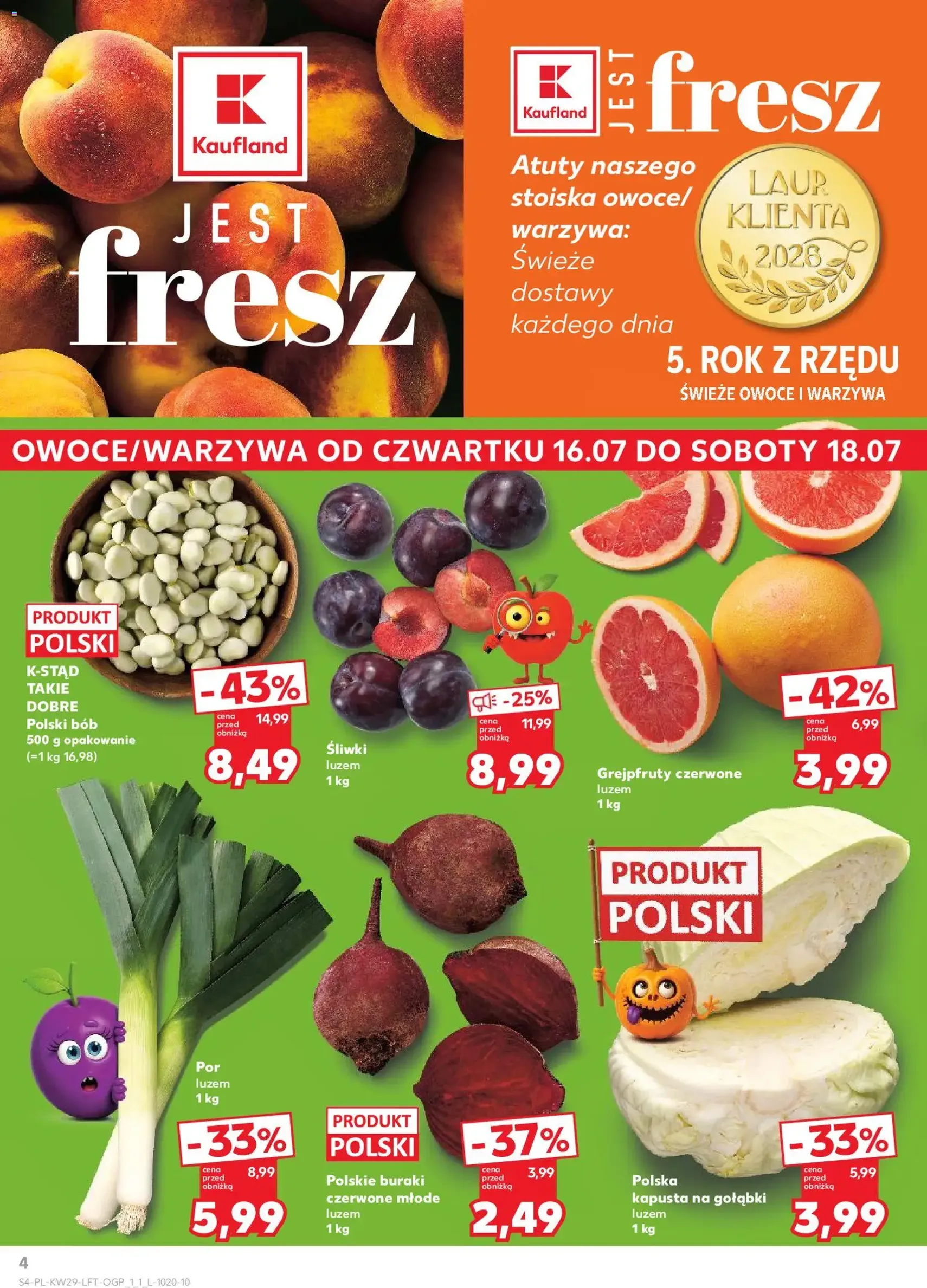 Kaufland gazetka - ważny gazetka od 16.07.2026 strona 4 z 70