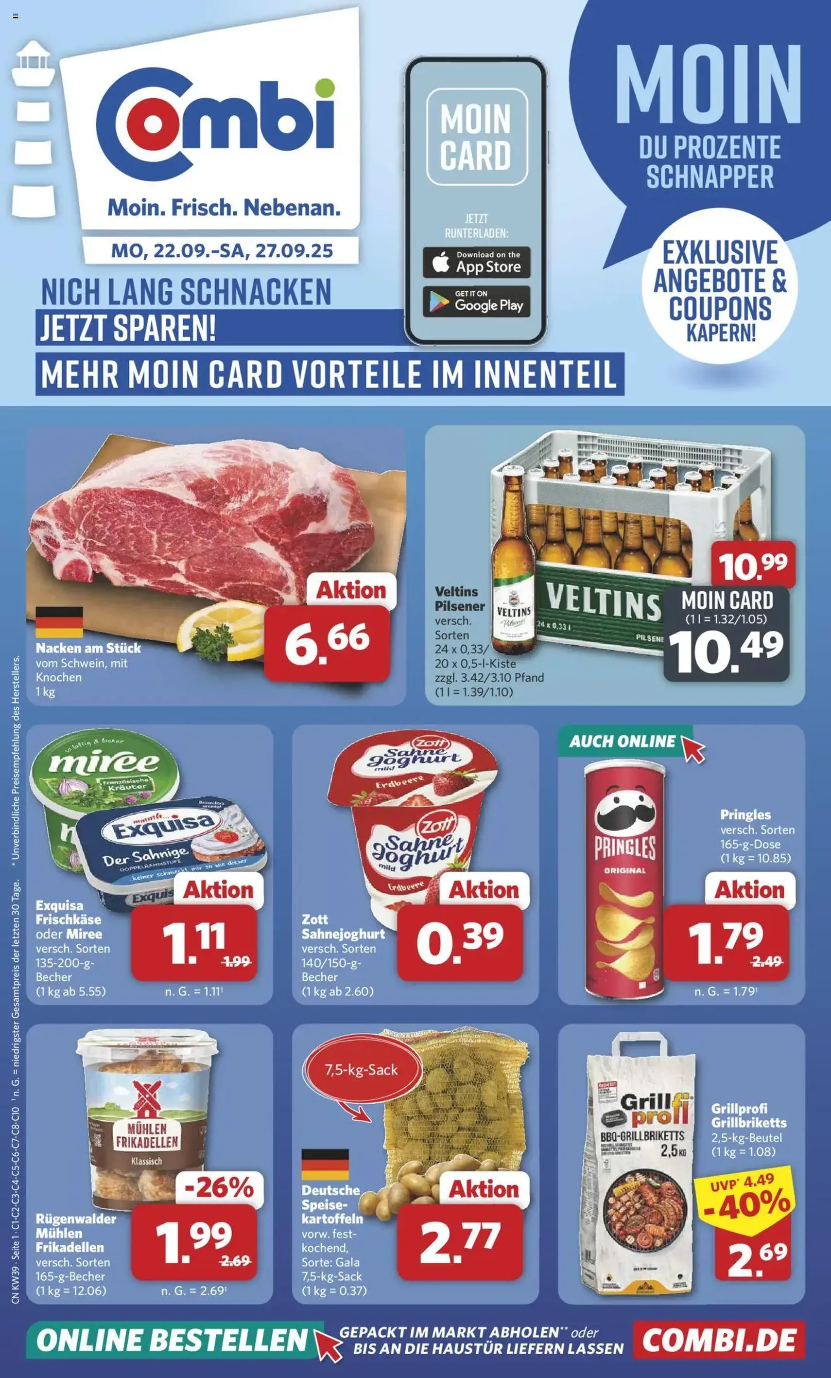 Combi Prospekt - Gültiger Prospekt ab 22.09.2025, Seite 1 von insgesamt 35 Combi Prospekt - Gültiger Prospekt ab 22.09.2025, Seite 1 von insgesamt 35