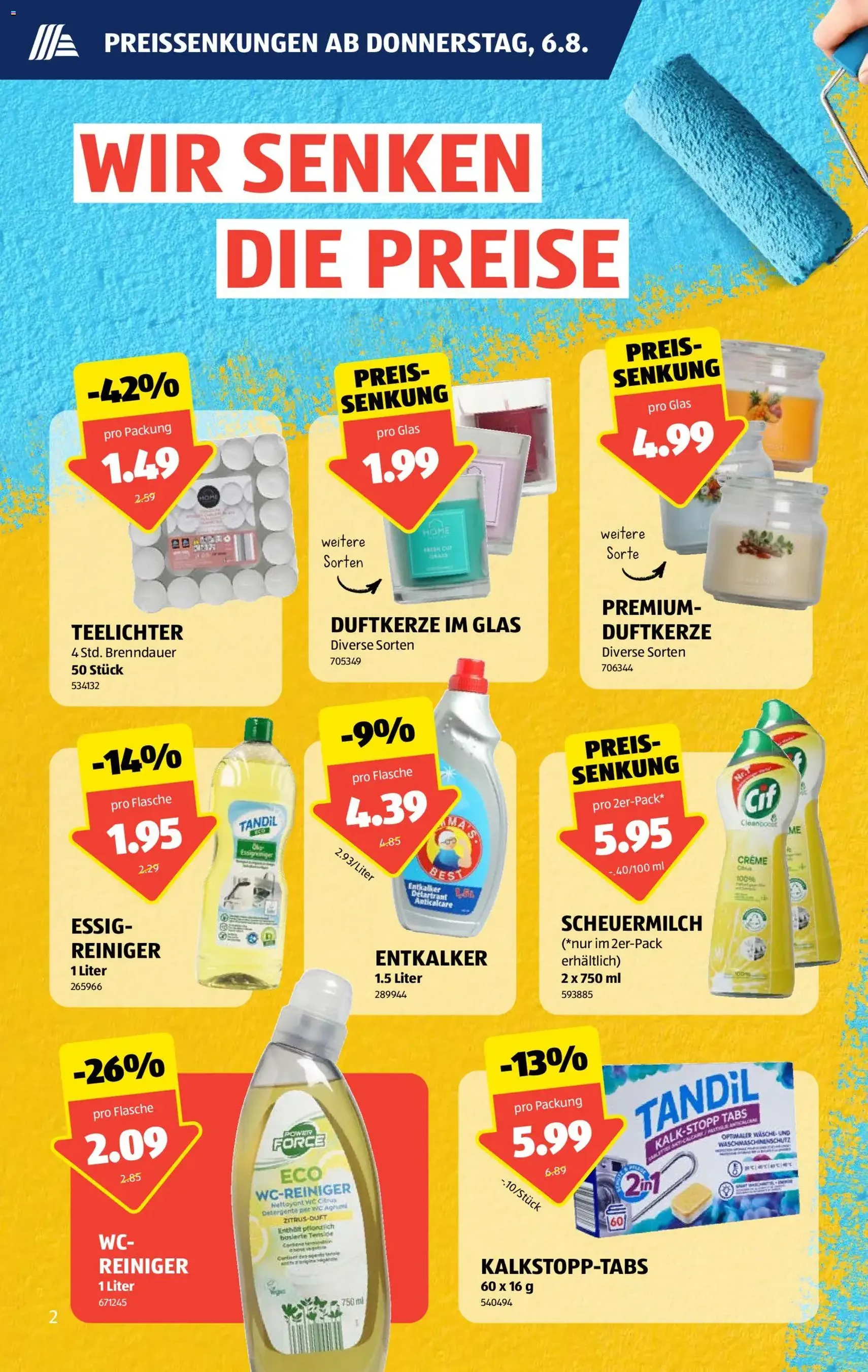 Aldi aktionen - Gültiger Prospekt ab 06.08.2026, Seite 2 von insgesamt 36