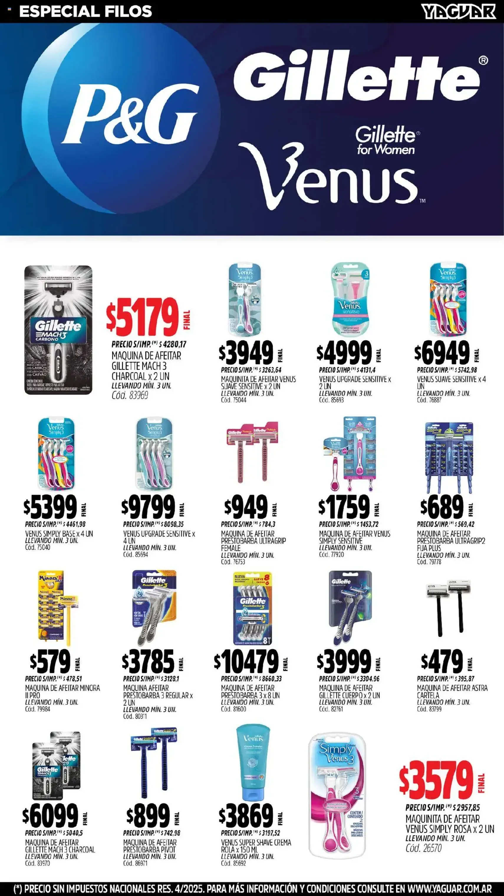 Yaguar catálogo - folleto válido desde 08/09/2025 página 28 de 35 Yaguar catálogo - folleto válido desde 08/09/2025 página 28 de 35