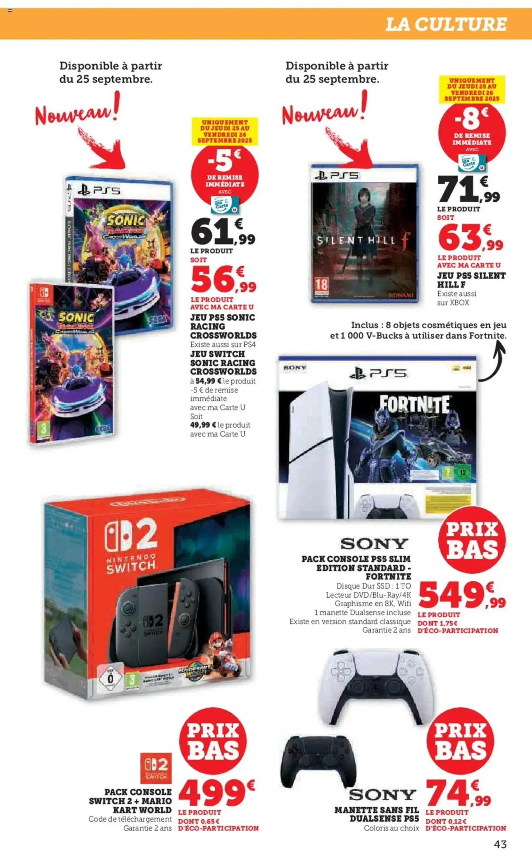 Super U catalogue - brochure valable à partir du 16/09/2025, page 43 sur 48 Super U catalogue - brochure valable à partir du 16/09/2025, page 43 sur 48
