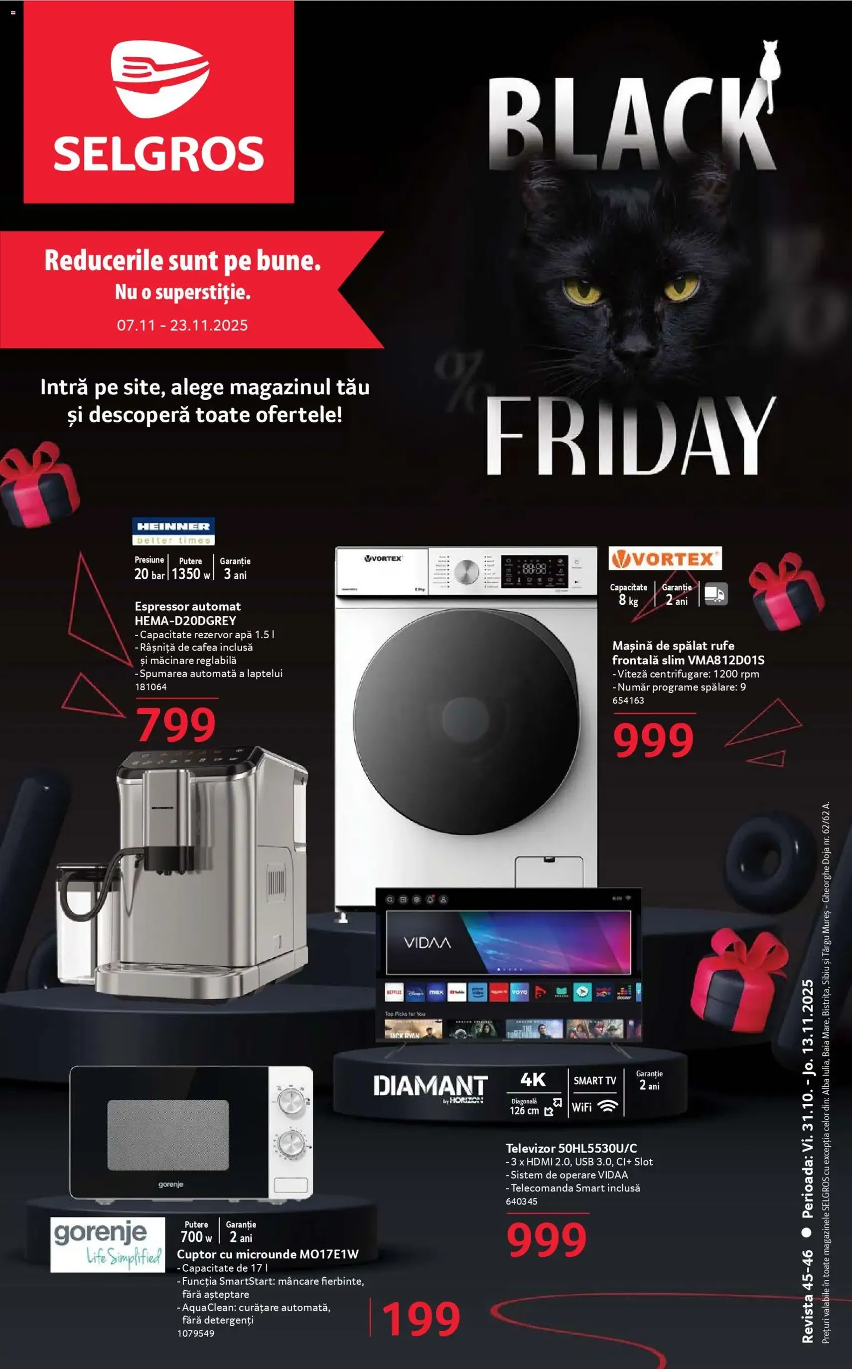 Selgros Black Friday - cataloage valabile începând cu 31.10.2025 pagina 1 din 26
