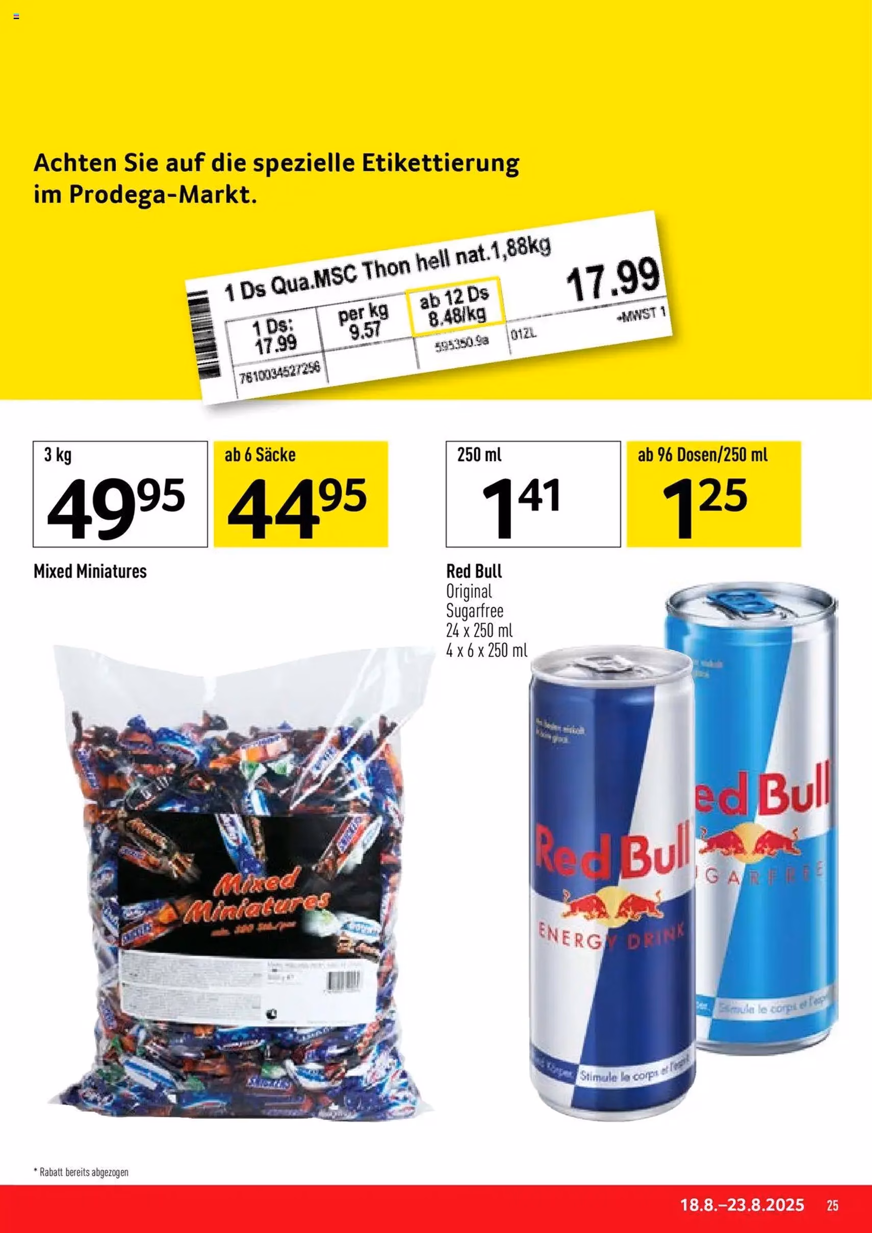 Prodega Aktionen - Gültiger Prospekt ab 18.08.2025, Seite 25 von insgesamt 40 Prodega Aktionen - Gültiger Prospekt ab 18.08.2025, Seite 25 von insgesamt 40