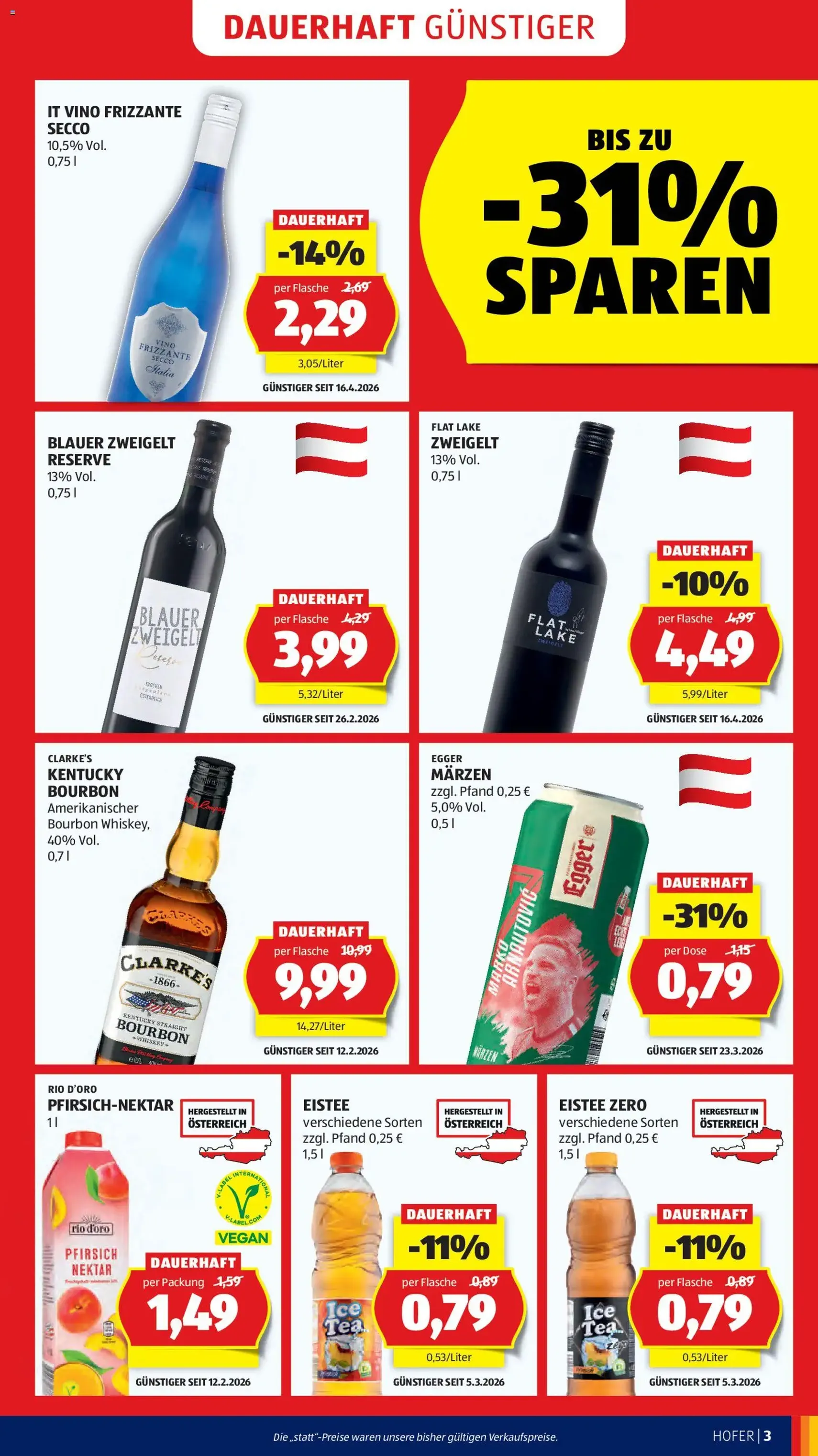 Hofer Flugblatt - Gültiger Prospekt ab 29.04.2026, Seite 5 von insgesamt 47