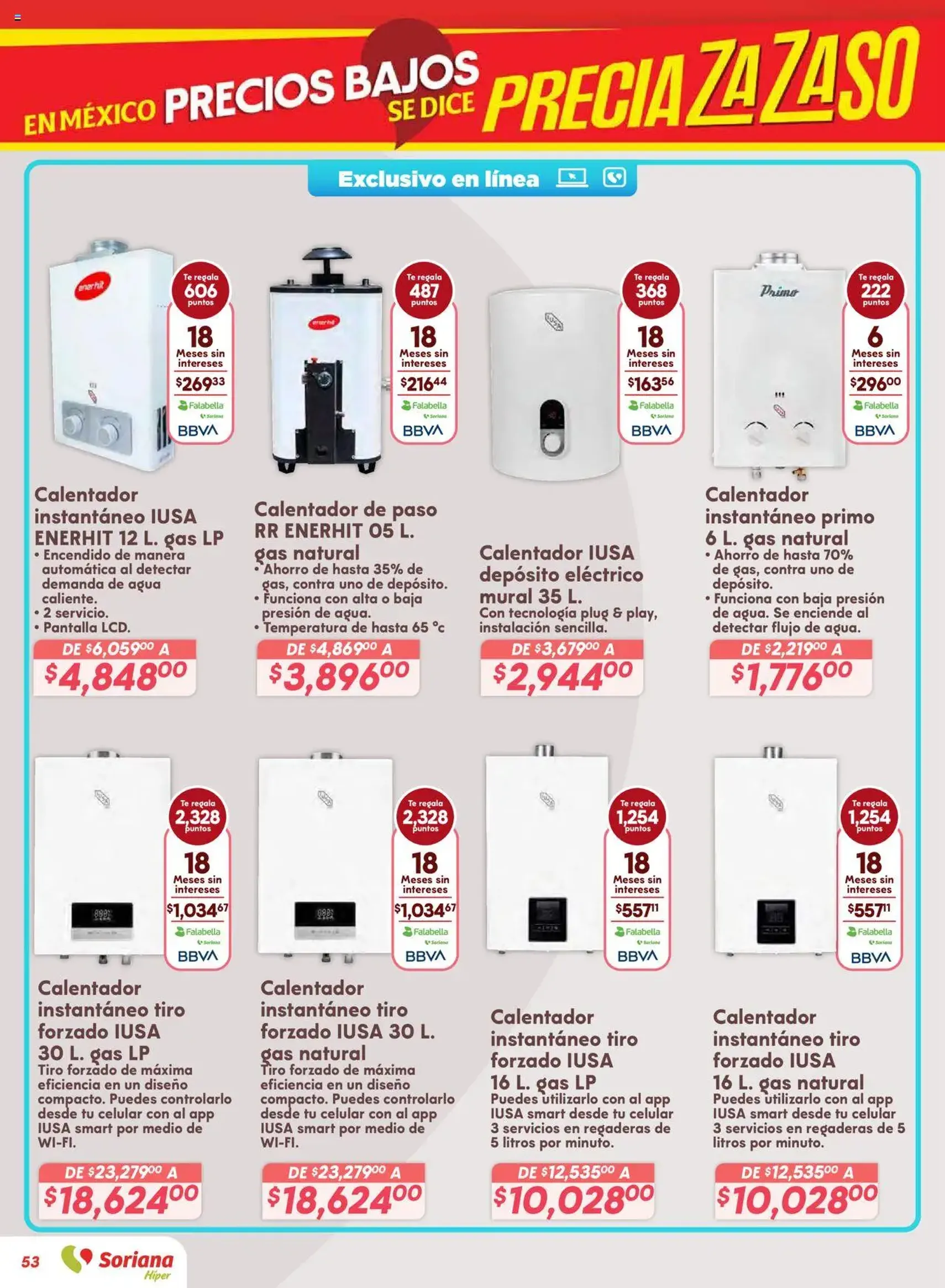 Soriana - Preciazazaso Híper: Ags, Col, Gto, Jal, Mich - folleto válido desde 14/08/2025 página 53 de 55 Soriana - Preciazazaso Híper: Ags, Col, Gto, Jal, Mich - folleto válido desde 14/08/2025 página 53 de 55