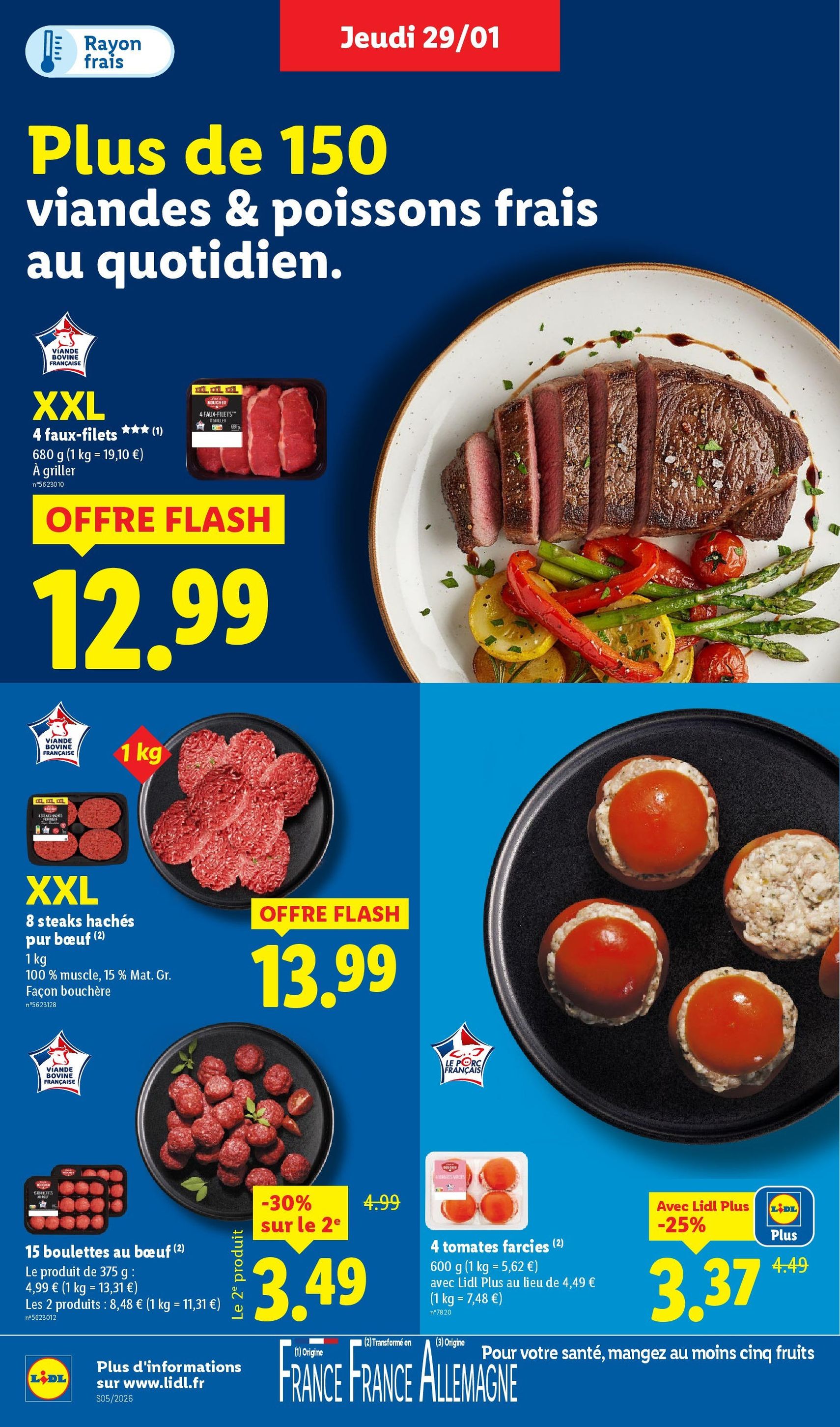 LIDL catalogue semaine 5 - brochure valable à partir du 29/01/2026, page 4 sur 75