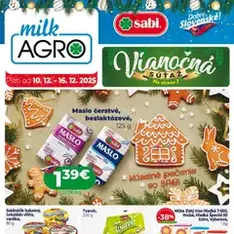 Milk Agro leták - náhľad letáku platný od 10.12.2025