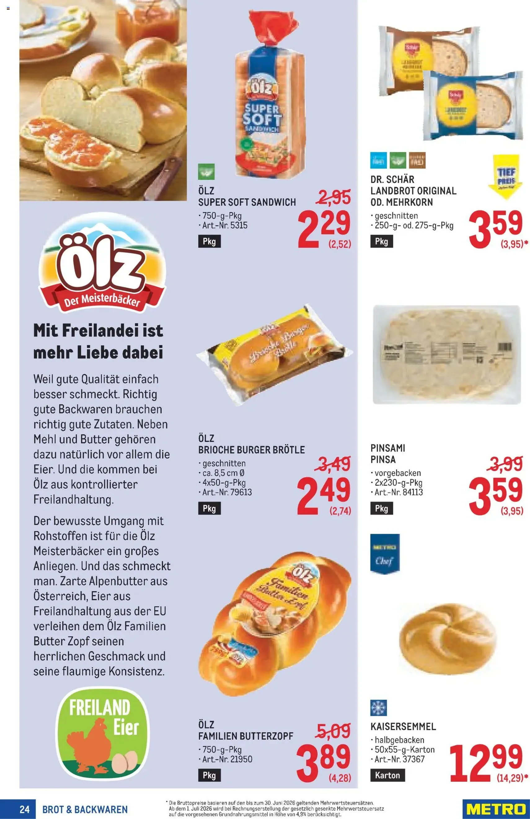 Metro angebote Profi - Gültiger Prospekt ab 25.06.2026, Seite 24 von insgesamt 72