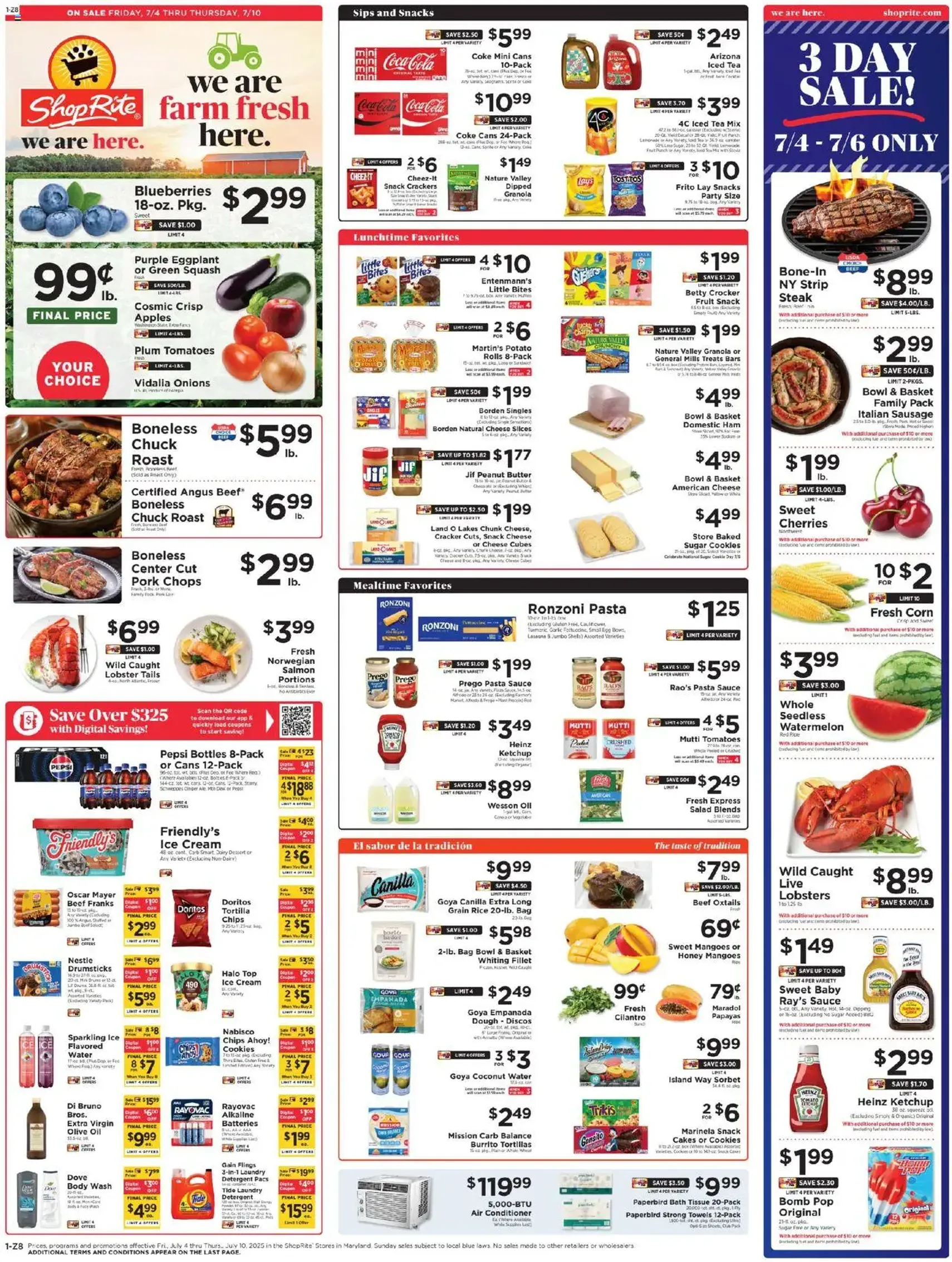 ShopRite Weekly Ad - valid flyer from 07/03/2025, page 2 of 11 ShopRite Weekly Ad - valid flyer from 07/03/2025, page 2 of 11