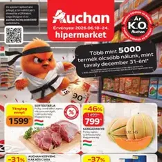 Auchan akciós újság - szórólap előnézete érvényes 2026.06.18. -tól