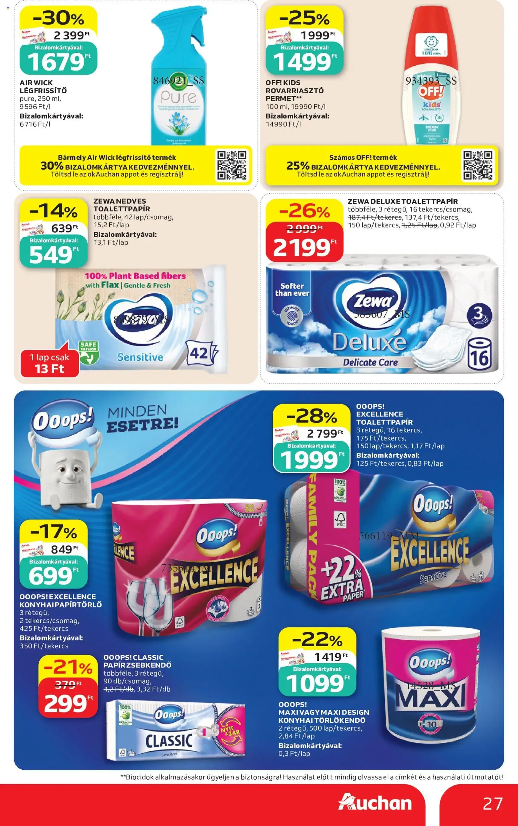 Auchan akciós újság - 2026.07.09. érvényes szórólap 27 oldal 50 oldalból