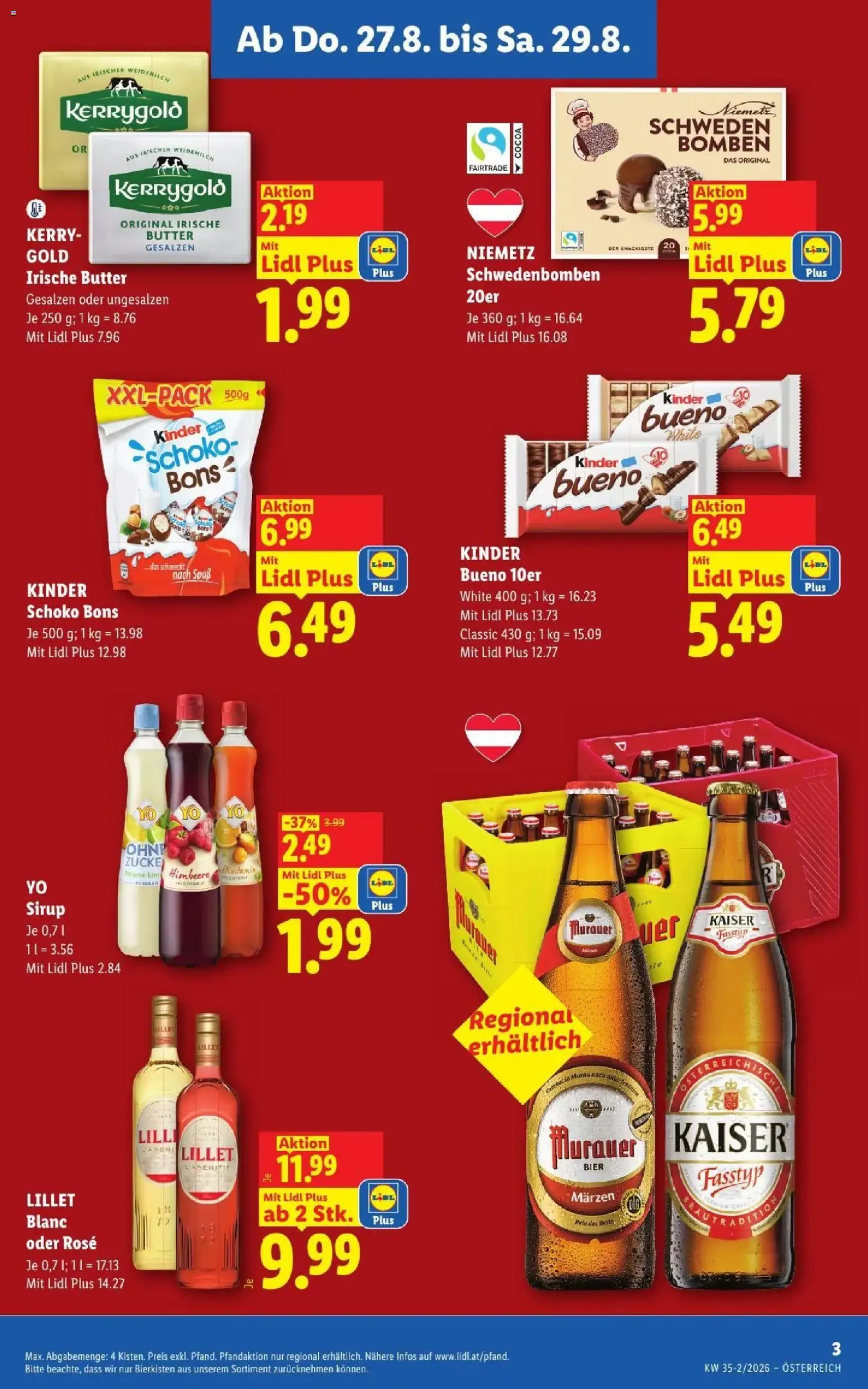Lidl - Flugblatt - Gültiger Prospekt ab 27.08.2026, Seite 3 von insgesamt 55