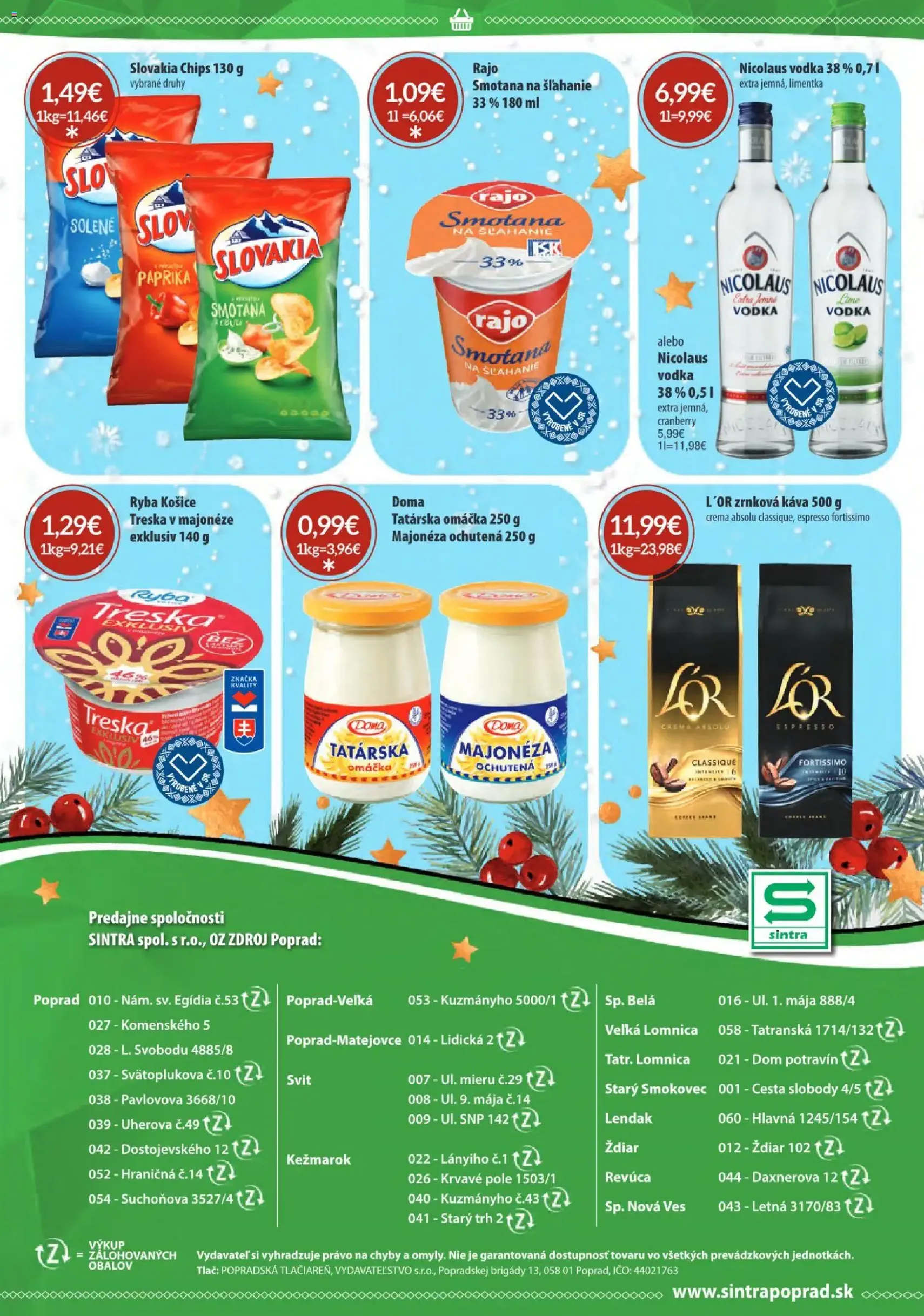 Sintra leták - platný leták od 15.12.2025 strana 24 z 24