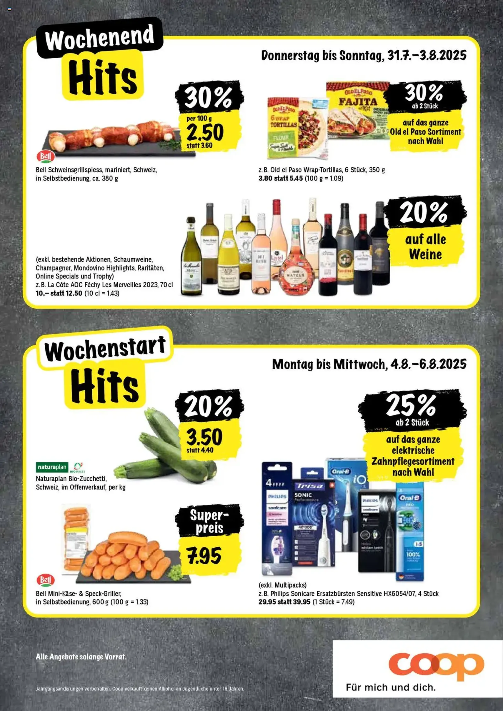 Coop Aktionen - Gültiger Prospekt ab 31.07.2025, Seite 19 von insgesamt 24 Coop Aktionen - Gültiger Prospekt ab 31.07.2025, Seite 19 von insgesamt 24