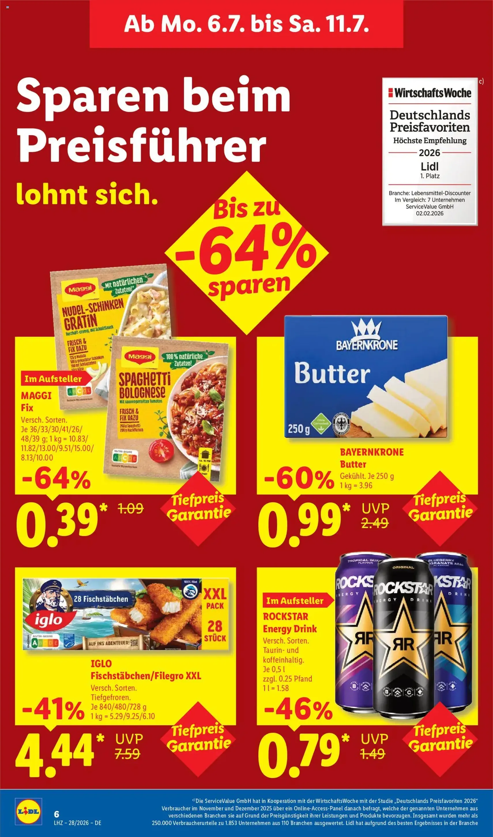 Lidl Prospekt - Gültiger Prospekt ab 06.07.2026, Seite 12 von insgesamt 62