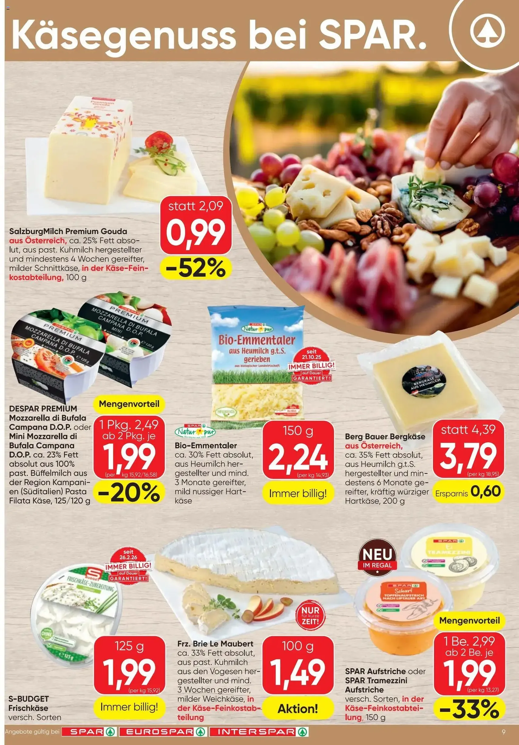 Spar - Flugblatt - Gültiger Prospekt ab 18.06.2026, Seite 9 von insgesamt 20