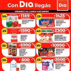Vista previa del folleto Supermercado DIA Ofertas válido desde 02/01/2026