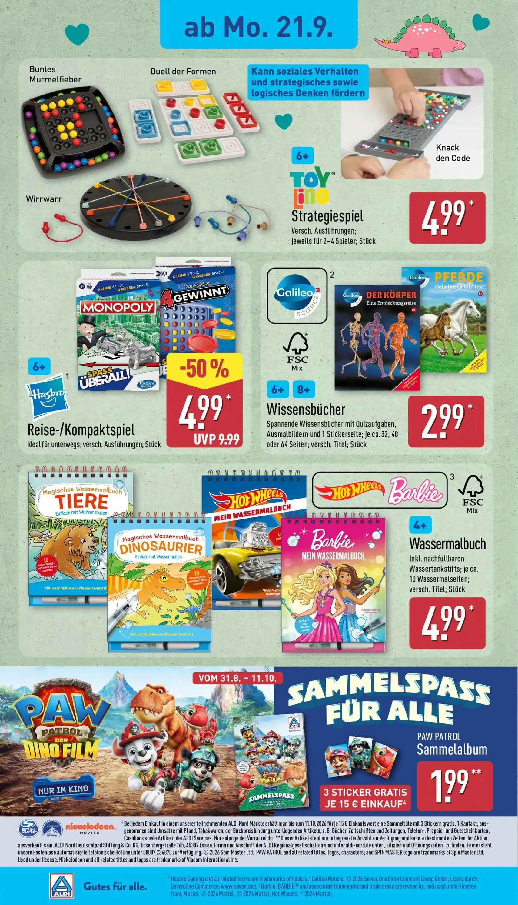 Aldi Prospekt - Gültiger Prospekt ab 21.09.2026, Seite 20 von insgesamt 41