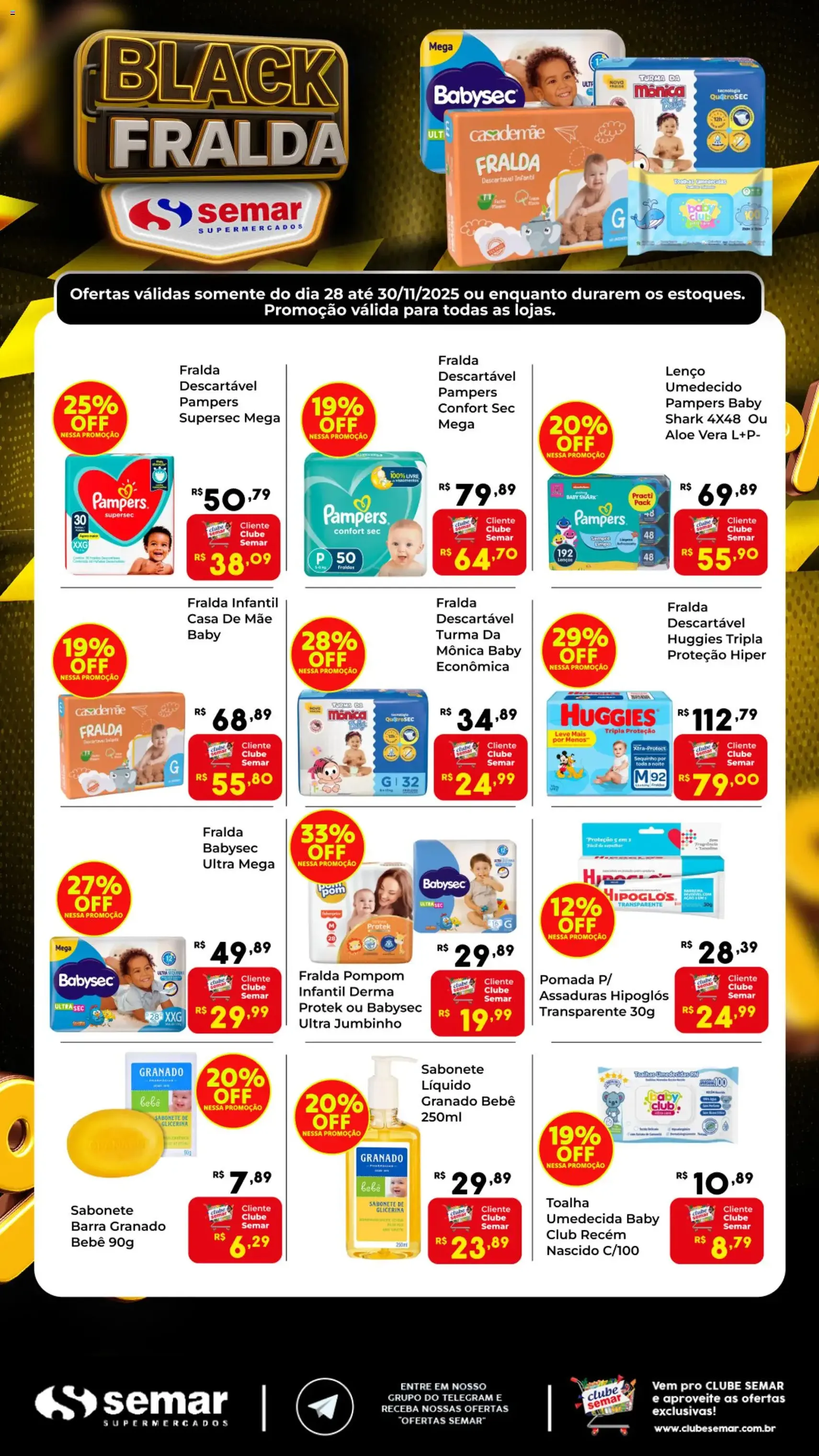 Semar Supermercado - Ofertas da semana - folheto válido a partir de 28/11/2025 página 1 de 1