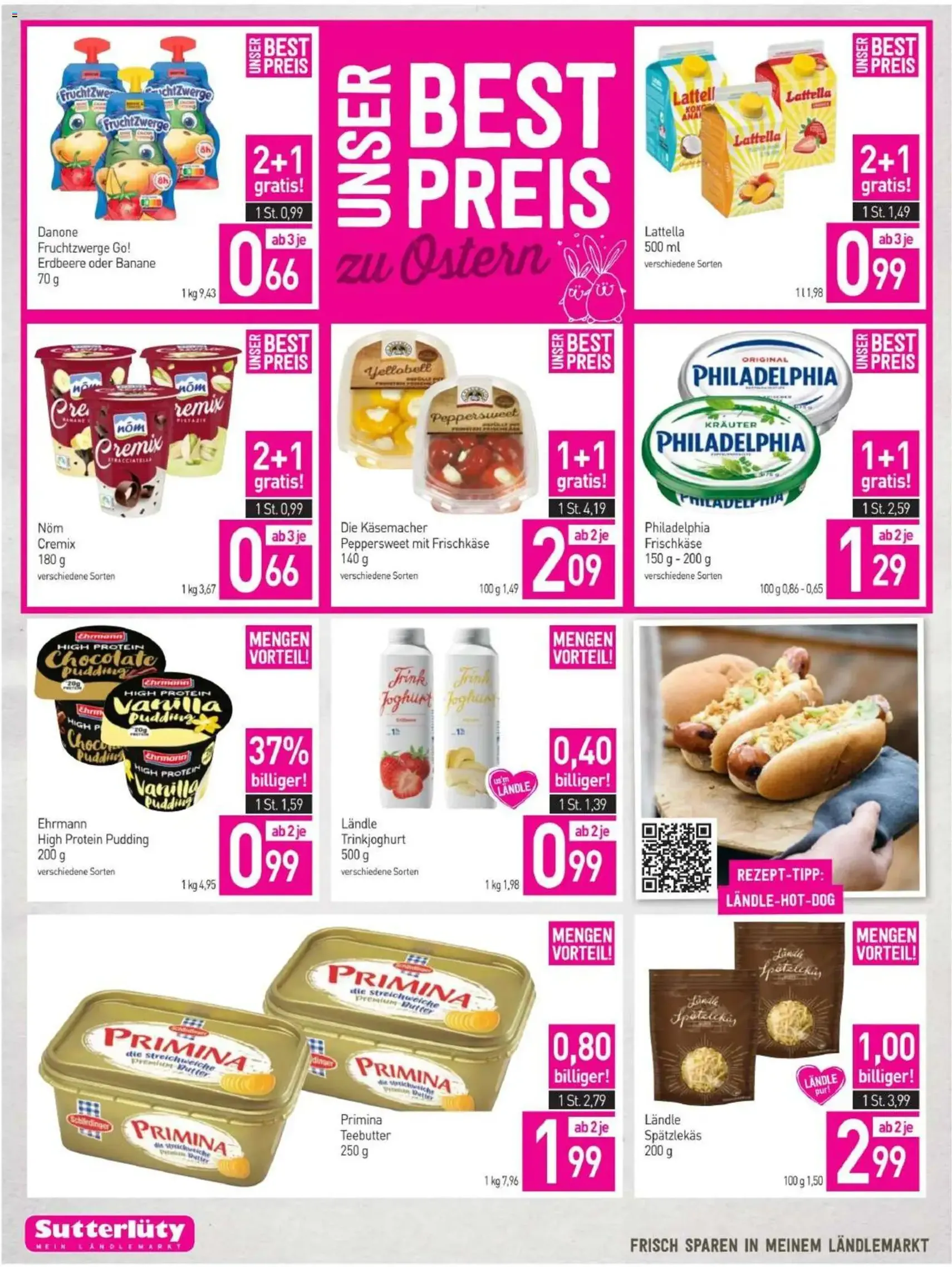 Sutterlüty Flugblatt - Gültiger Prospekt ab 26.03.2026, Seite 4 von insgesamt 24