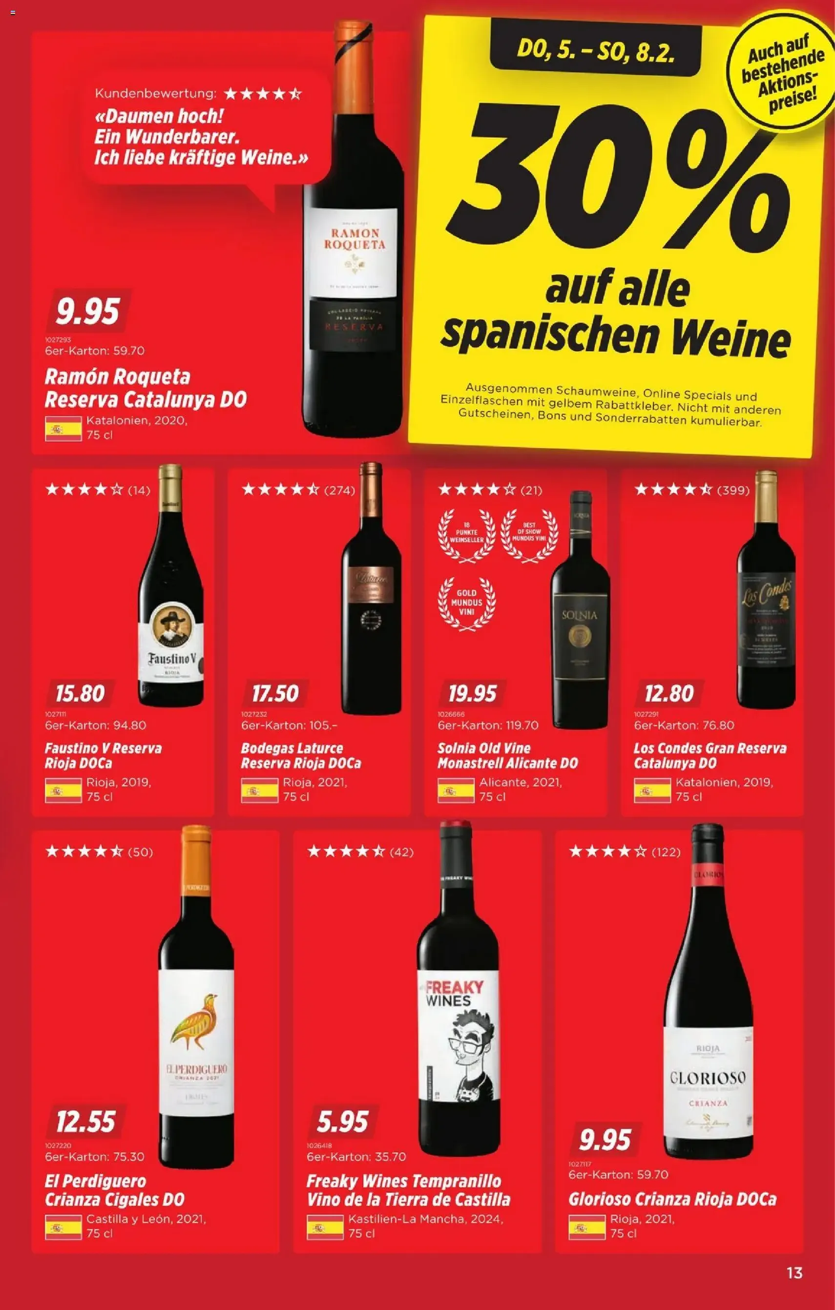 Denner Aktionen - Gültiger Prospekt ab 05.02.2026, Seite 13 von insgesamt 28