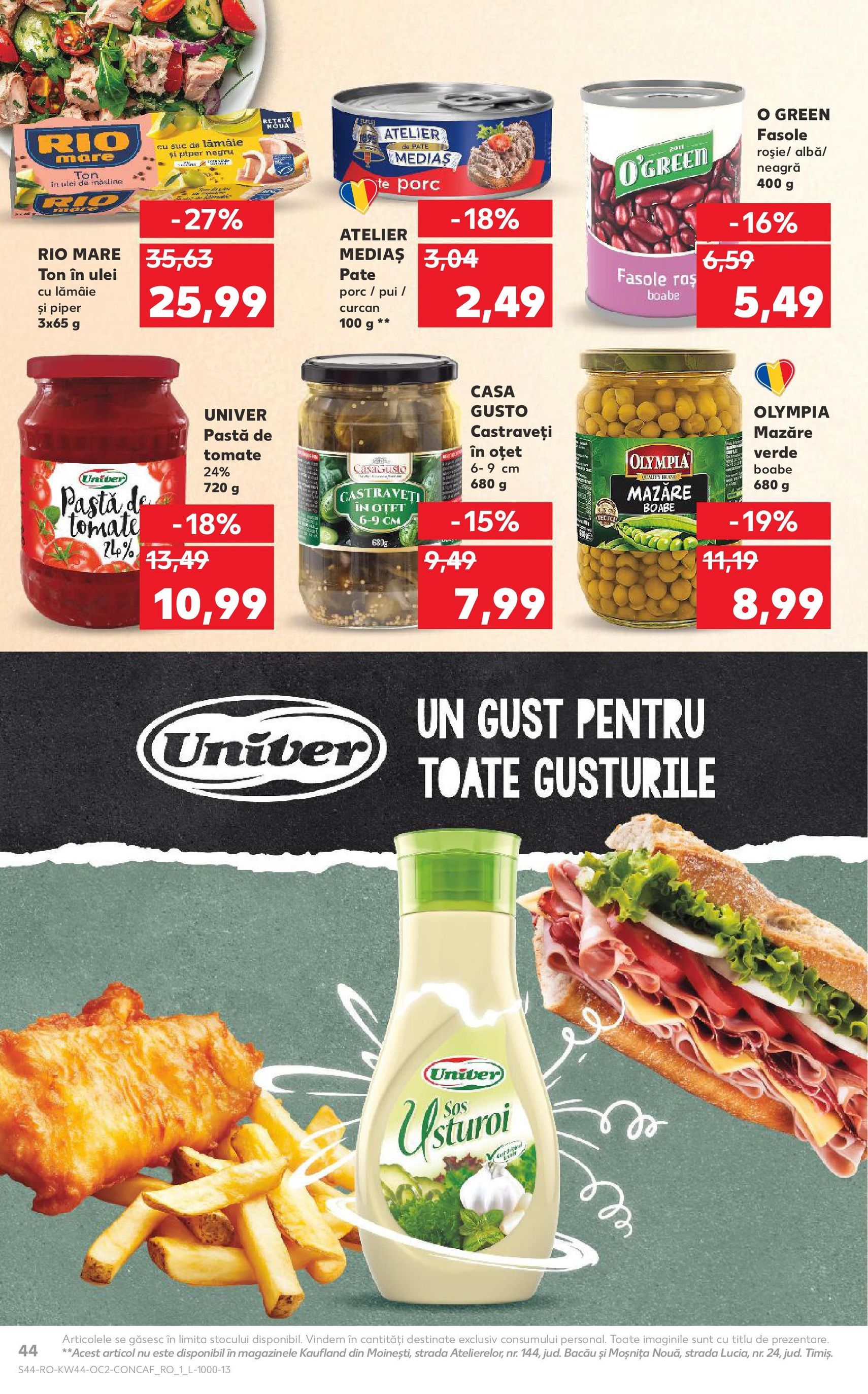 Catalog Kaufland - Bucureşti - cataloage valabile începând cu 29.10.2025 pagina 44 din 70 Catalog Kaufland - Bucureşti - cataloage valabile începând cu 29.10.2025 pagina 44 din 70