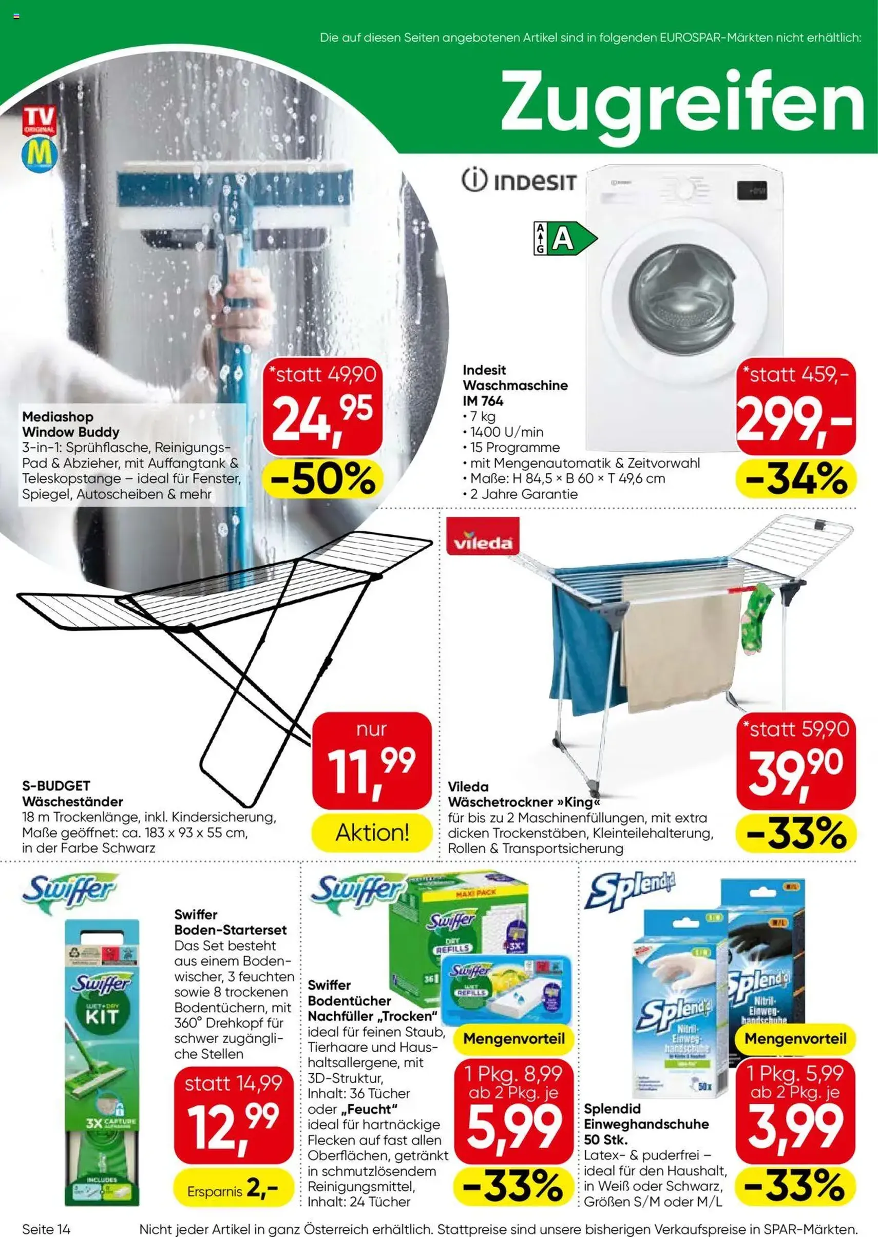 Eurospar Flugblatt - Gültiger Prospekt ab 14.08.2025, Seite 14 von insgesamt 16
